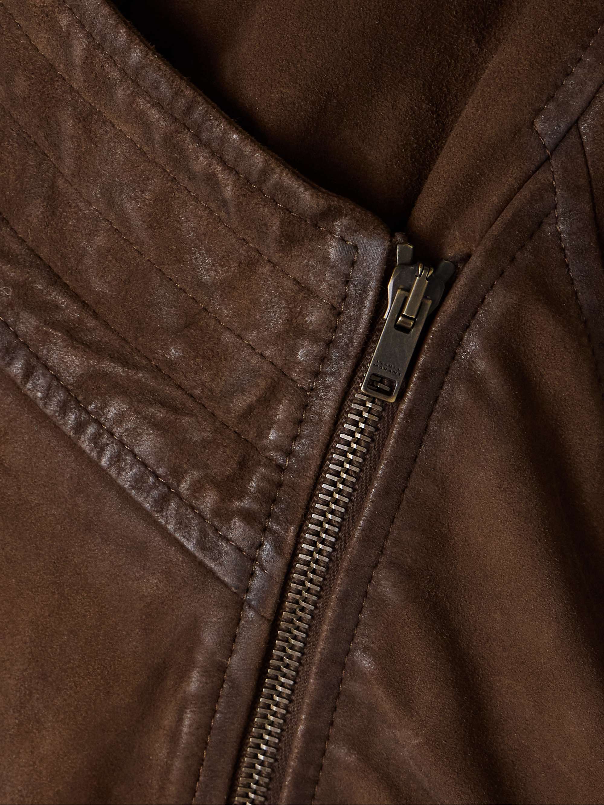 Edina lace-up suede jacket view