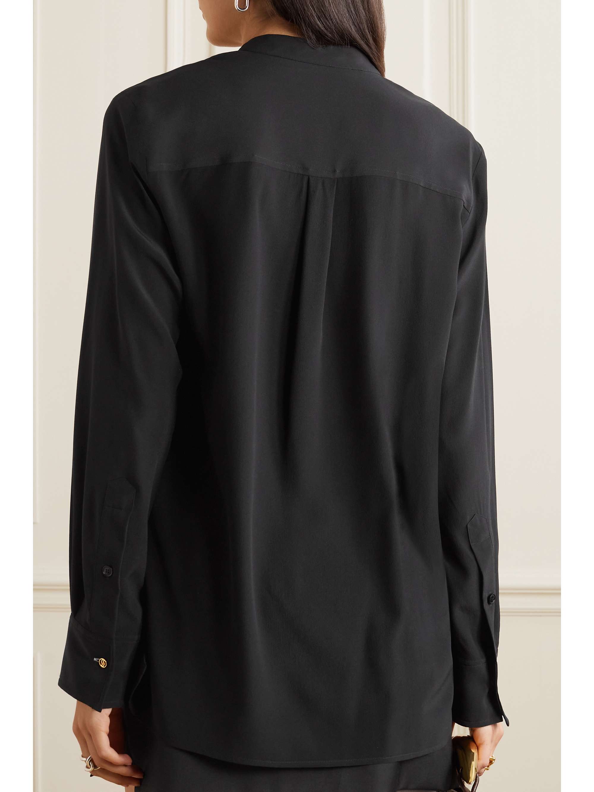 + NET SUSTAIN Eva silk crepe de chine blouse view