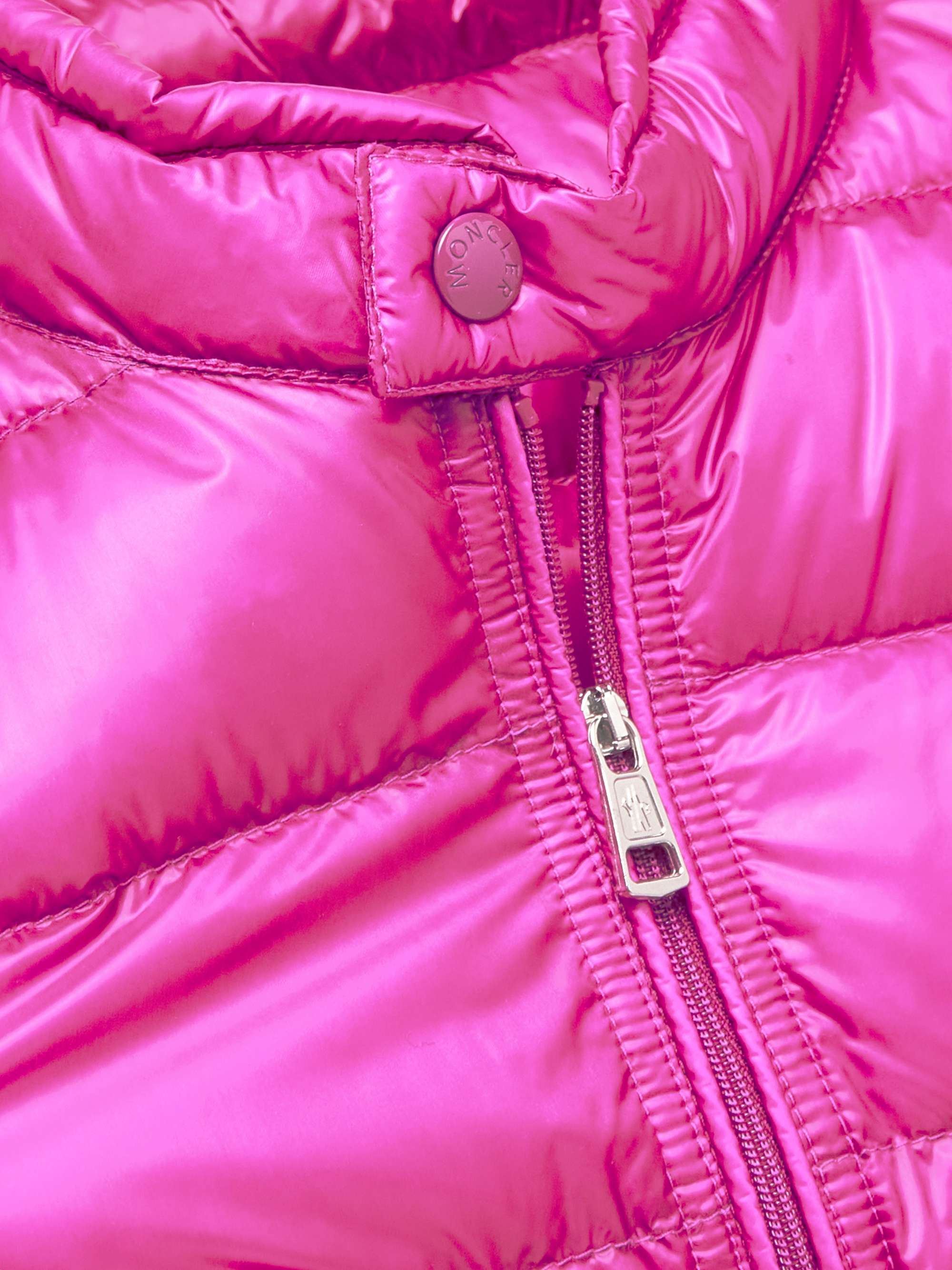 Acorus Logo-Appliquéd Quilted Glossed-Shell Down Jacket view