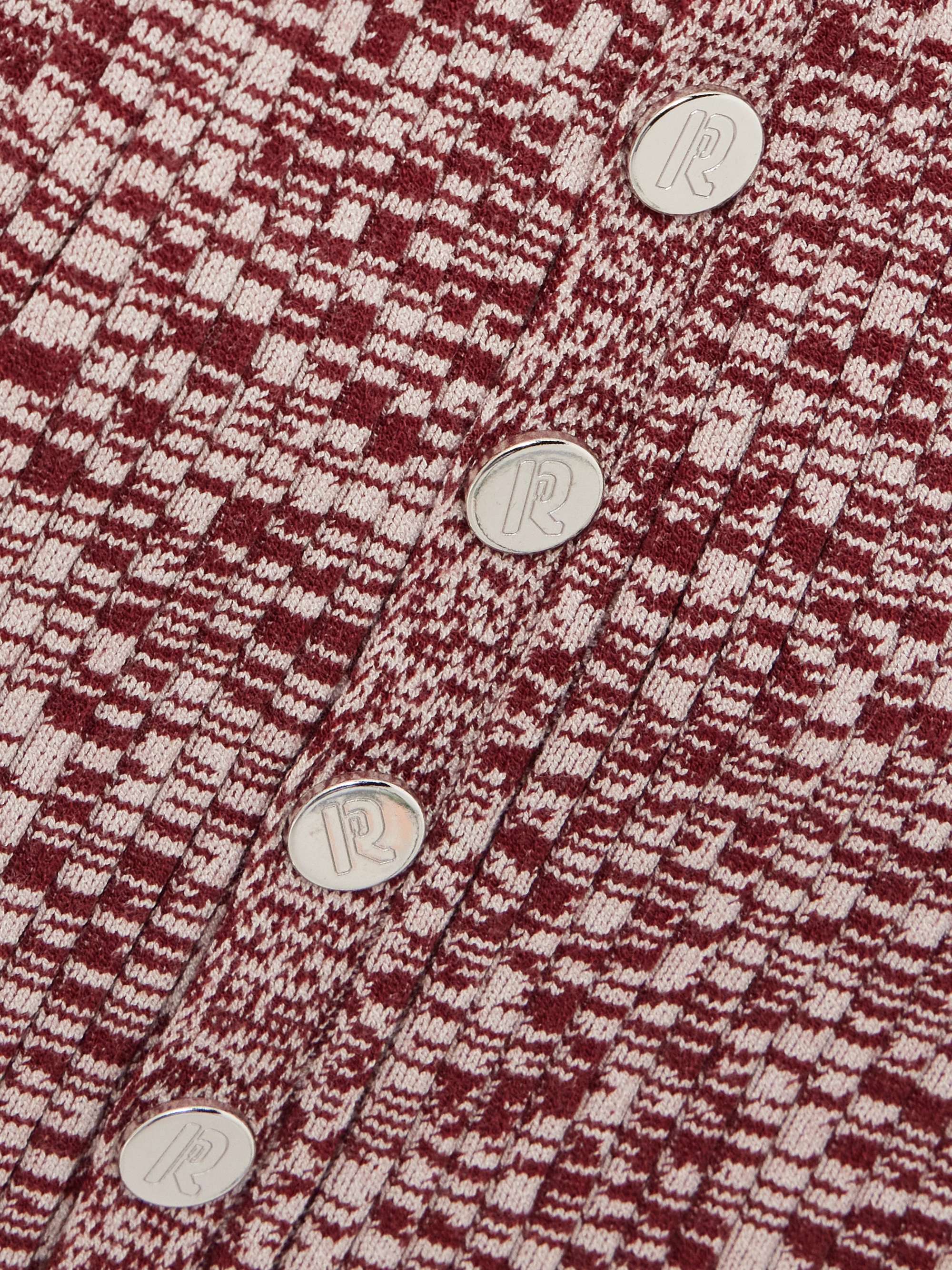 Ribbed-knit flared pants view
