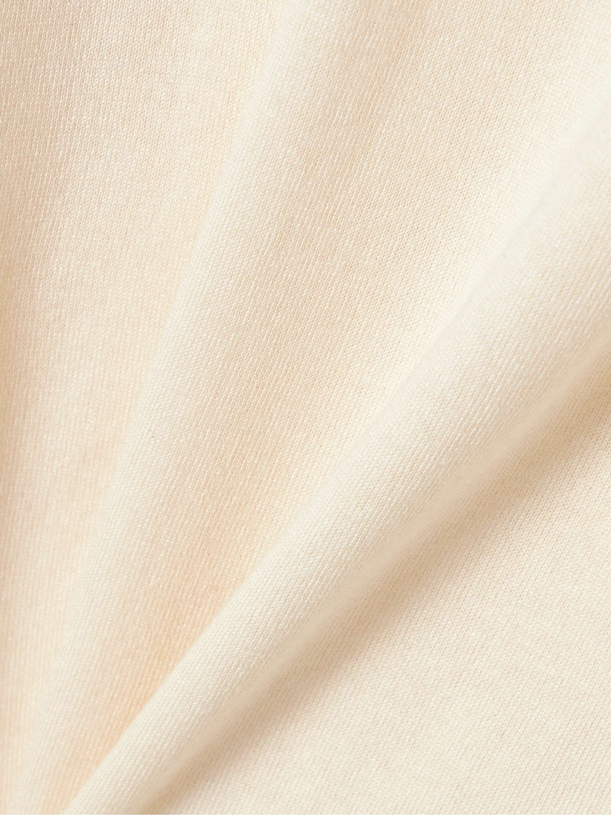 Lilou oversized silk and cotton-blend jersey T-shirt view