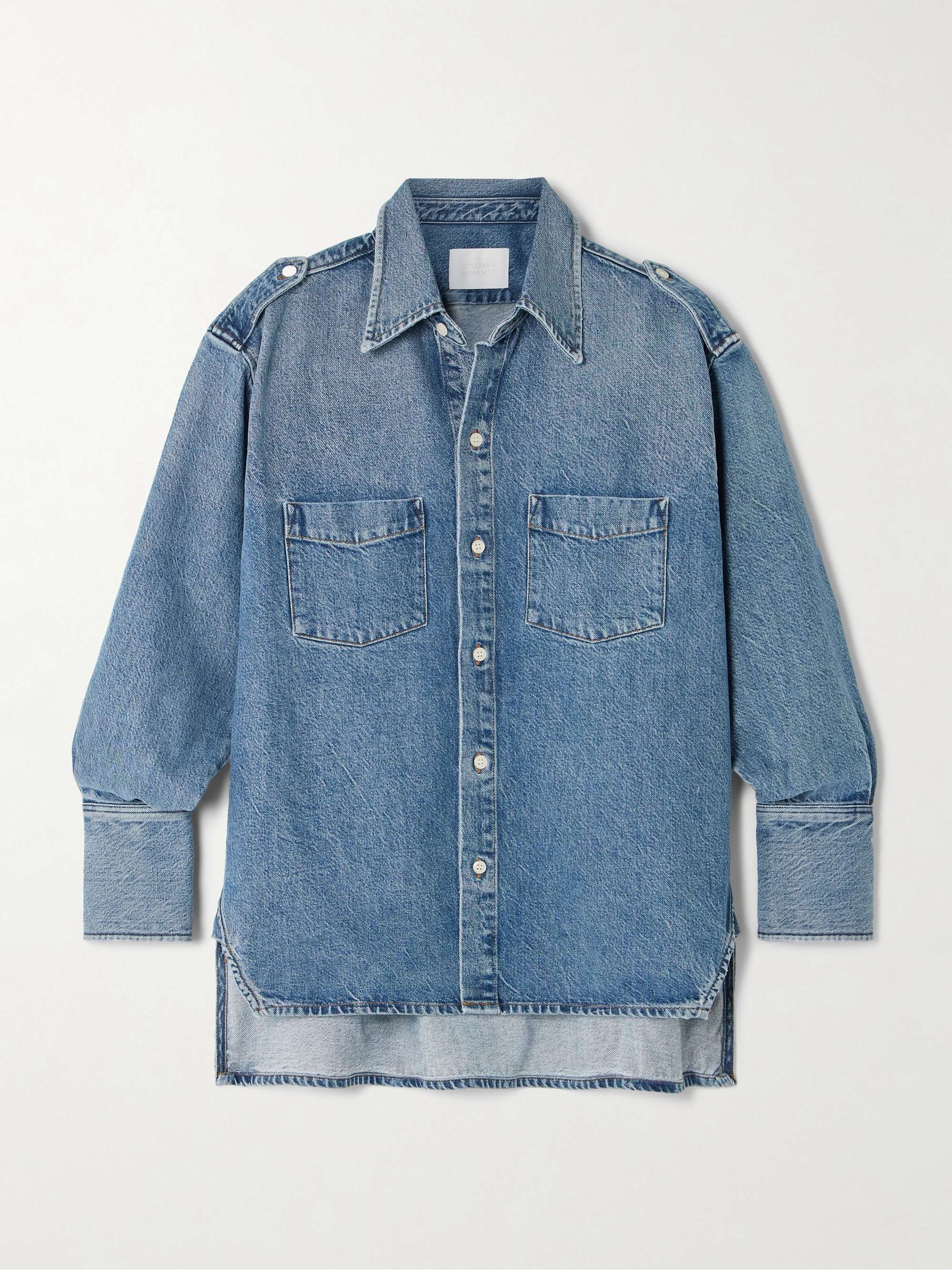 Ari denim shirt view
