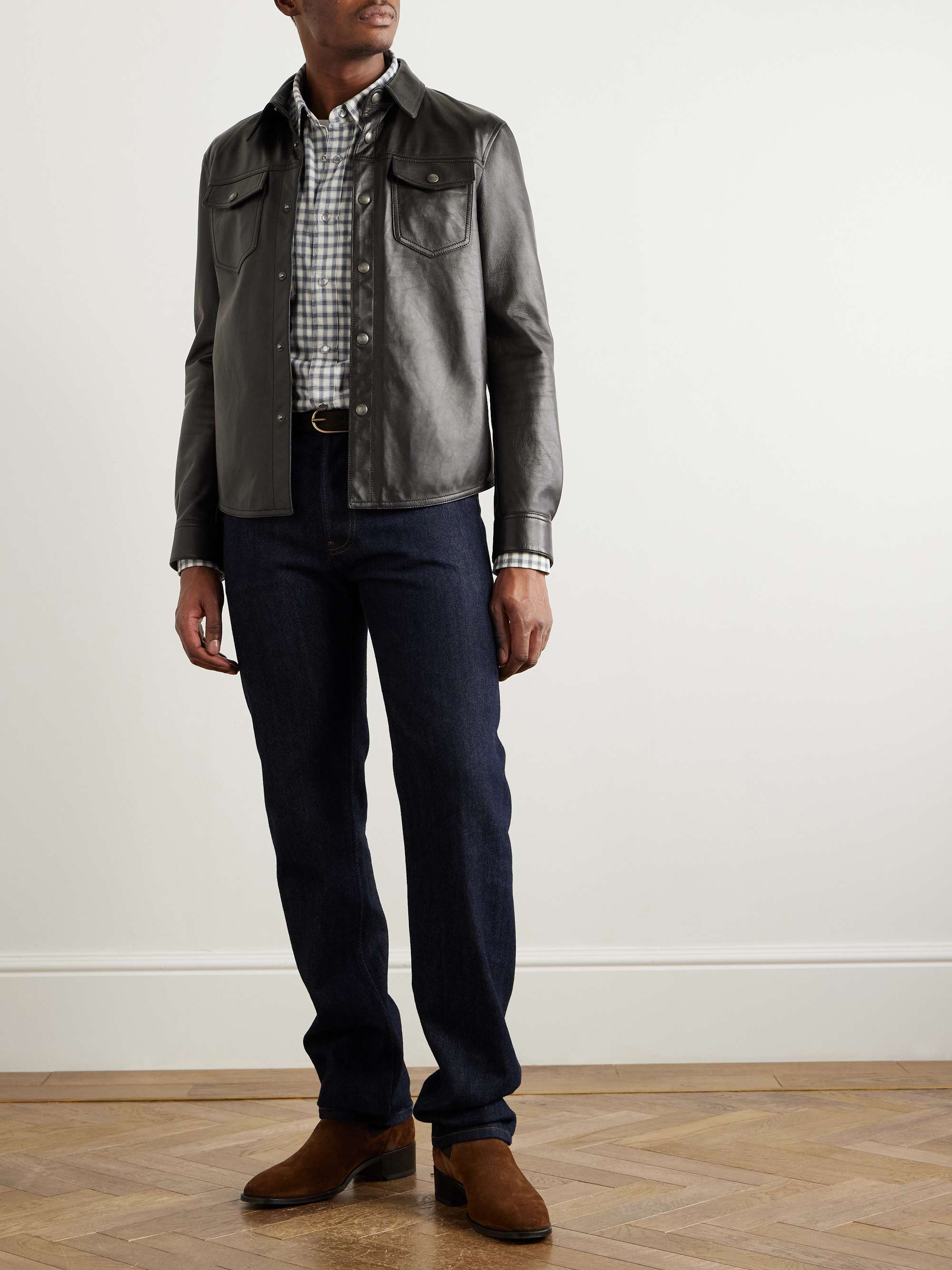 Checked Cotton Shirt view