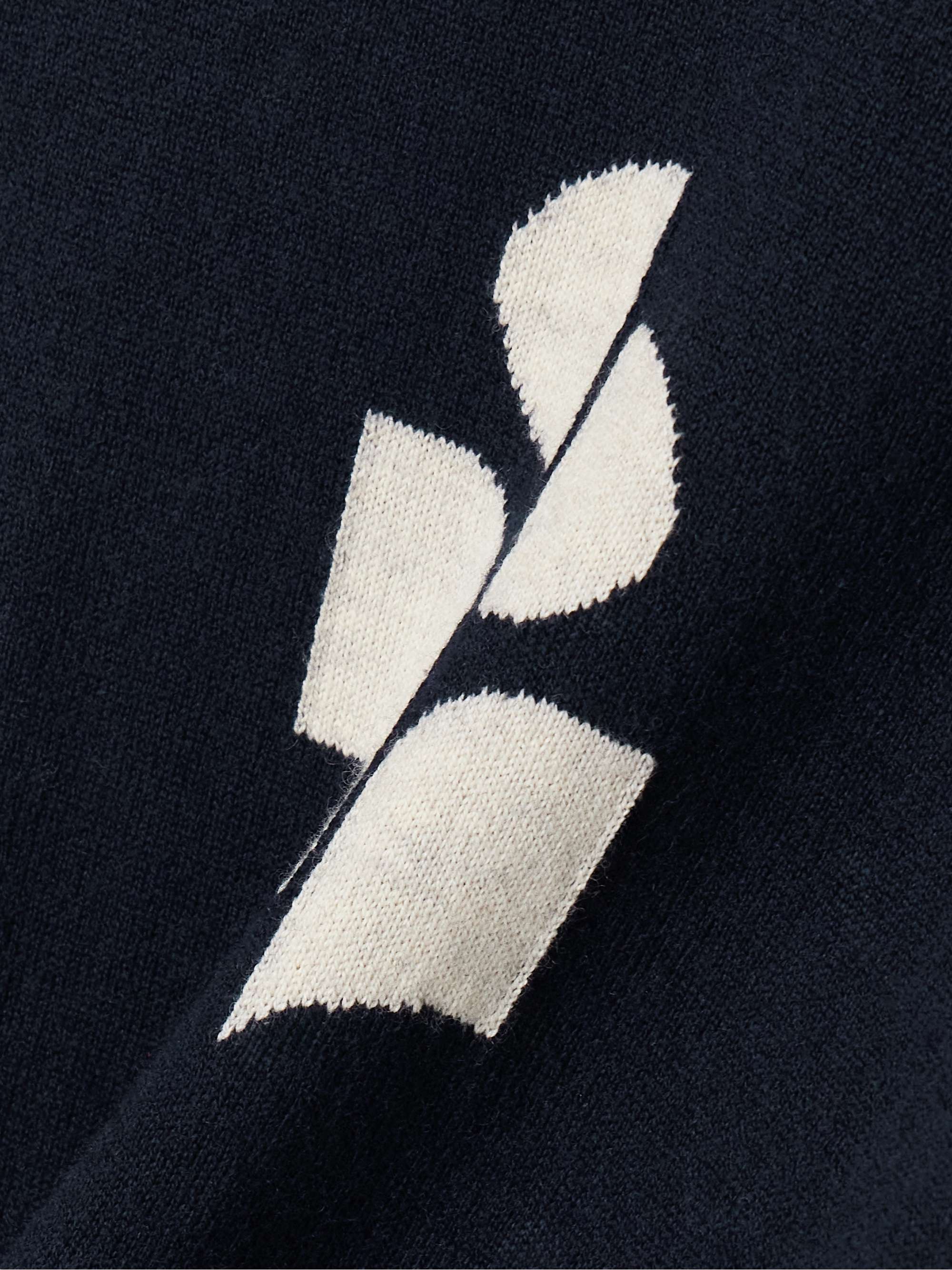 Marisans intarsia cotton and wool-blend sweater view