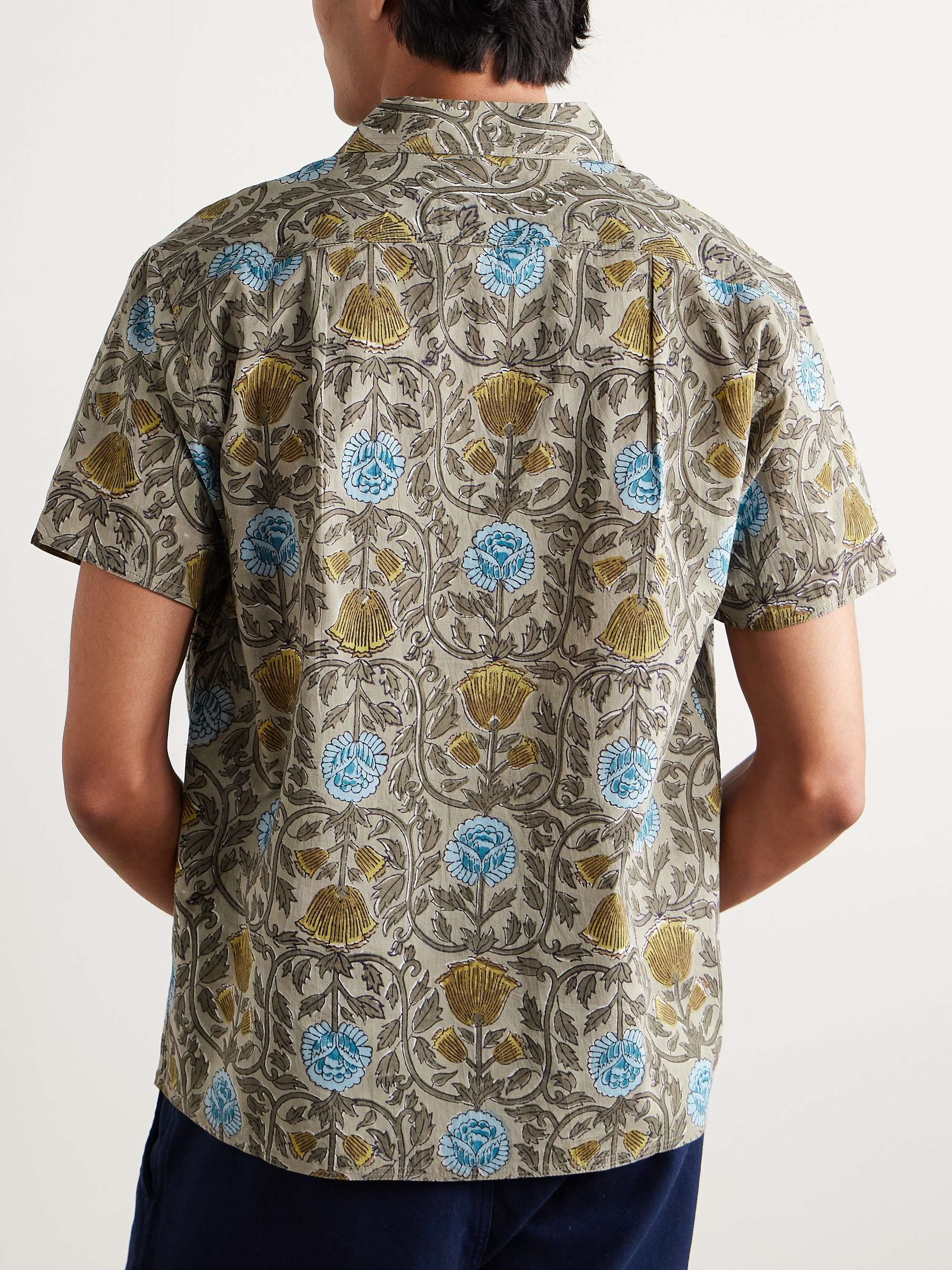 Chintan Floral-Print Cotton Shirt view