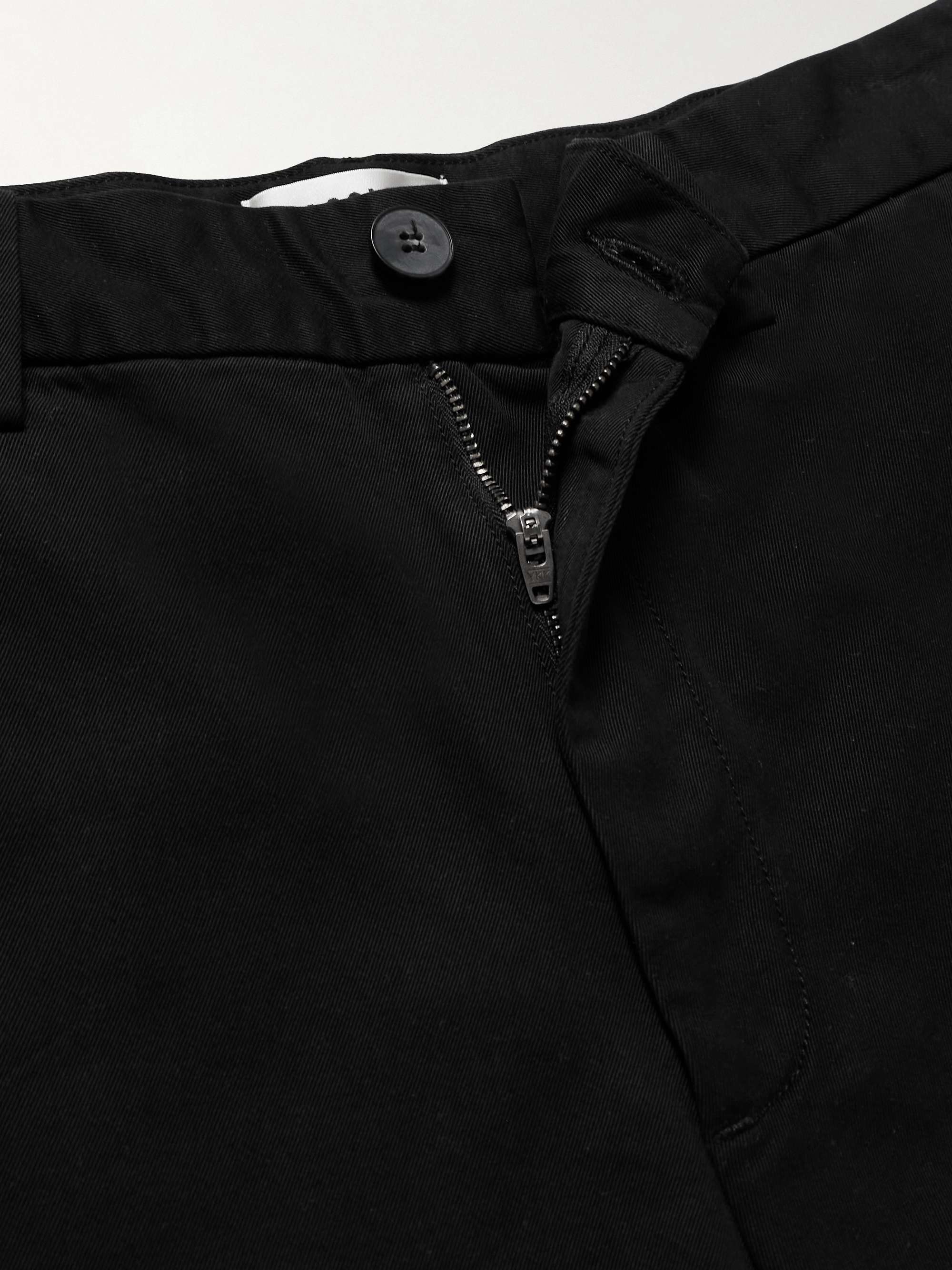 Cosmo Straight-Leg Garment-Dyed Cotton-Twill Shorts view
