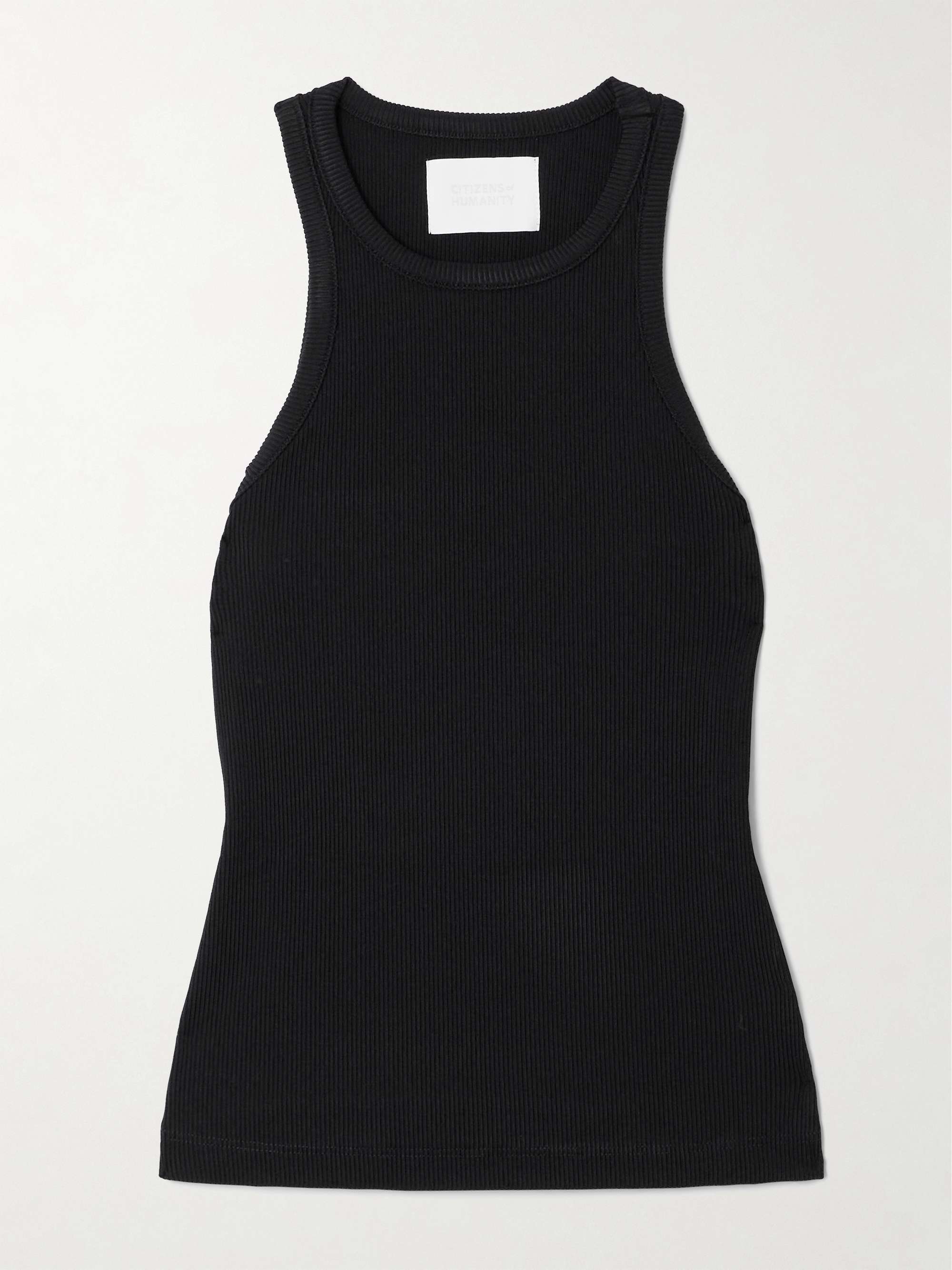 Akira ribbed-knit tank top view