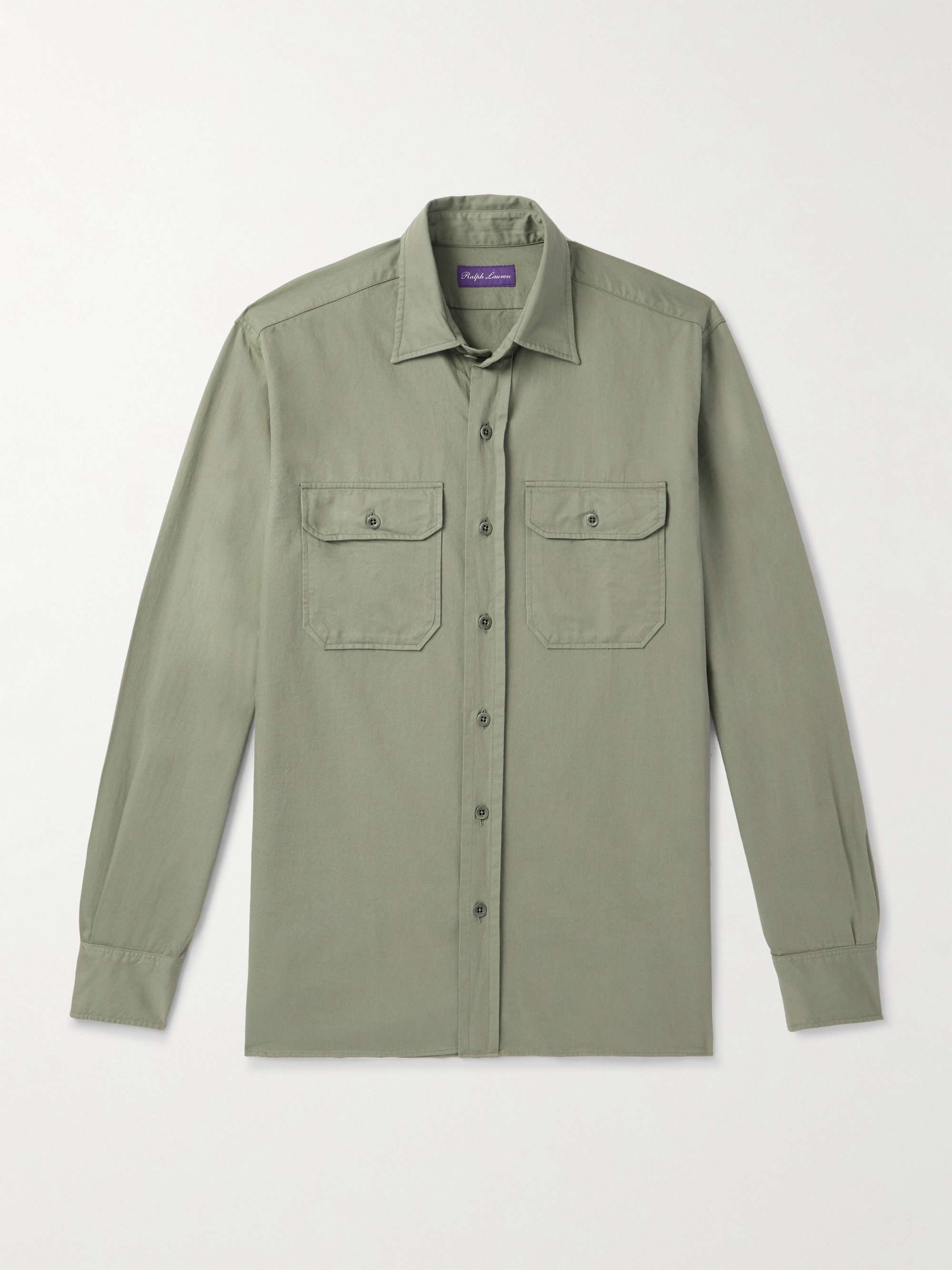 Raleigh Brushed Chino Twill Shirt view