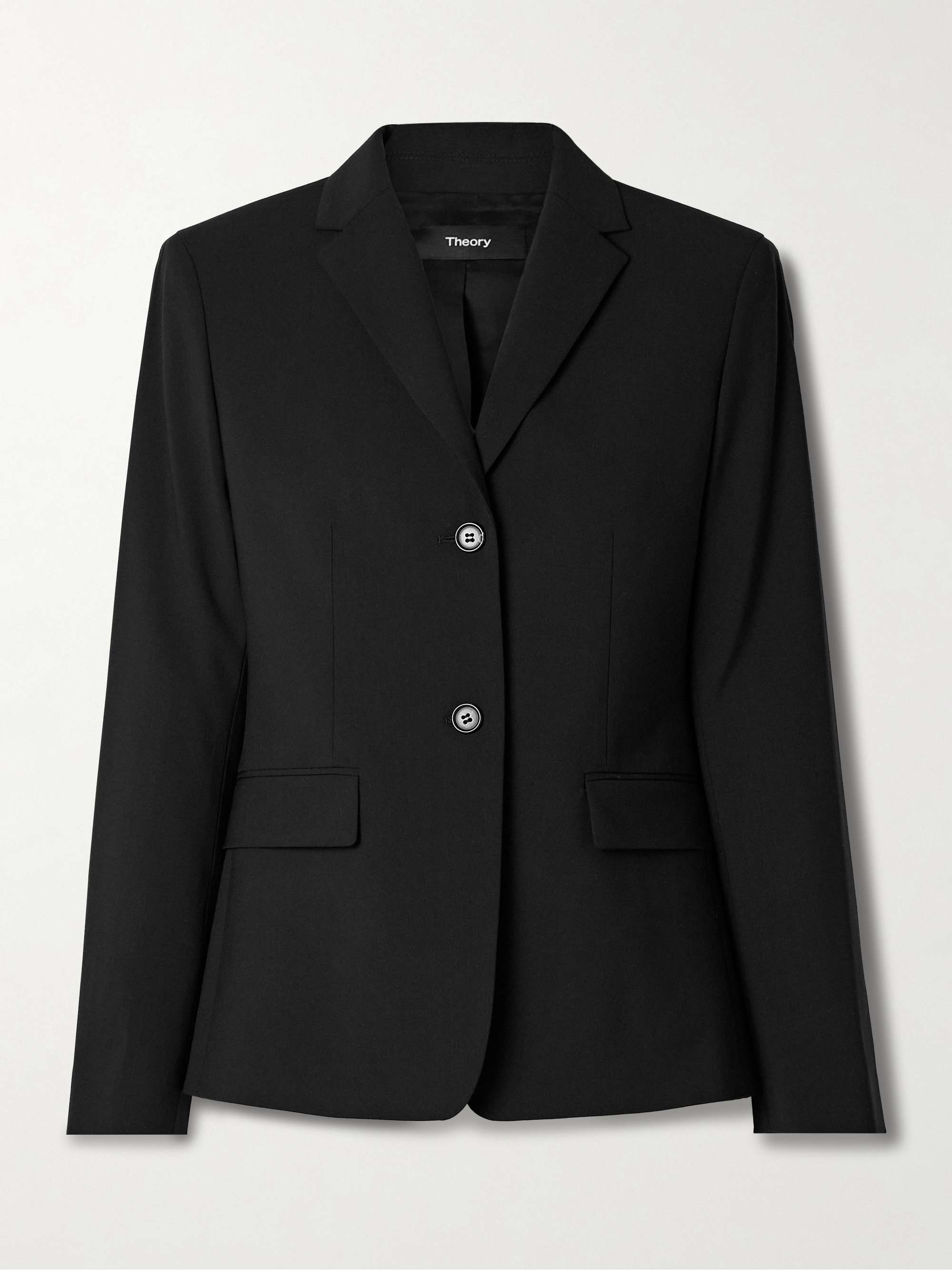 Wool-blend blazer view