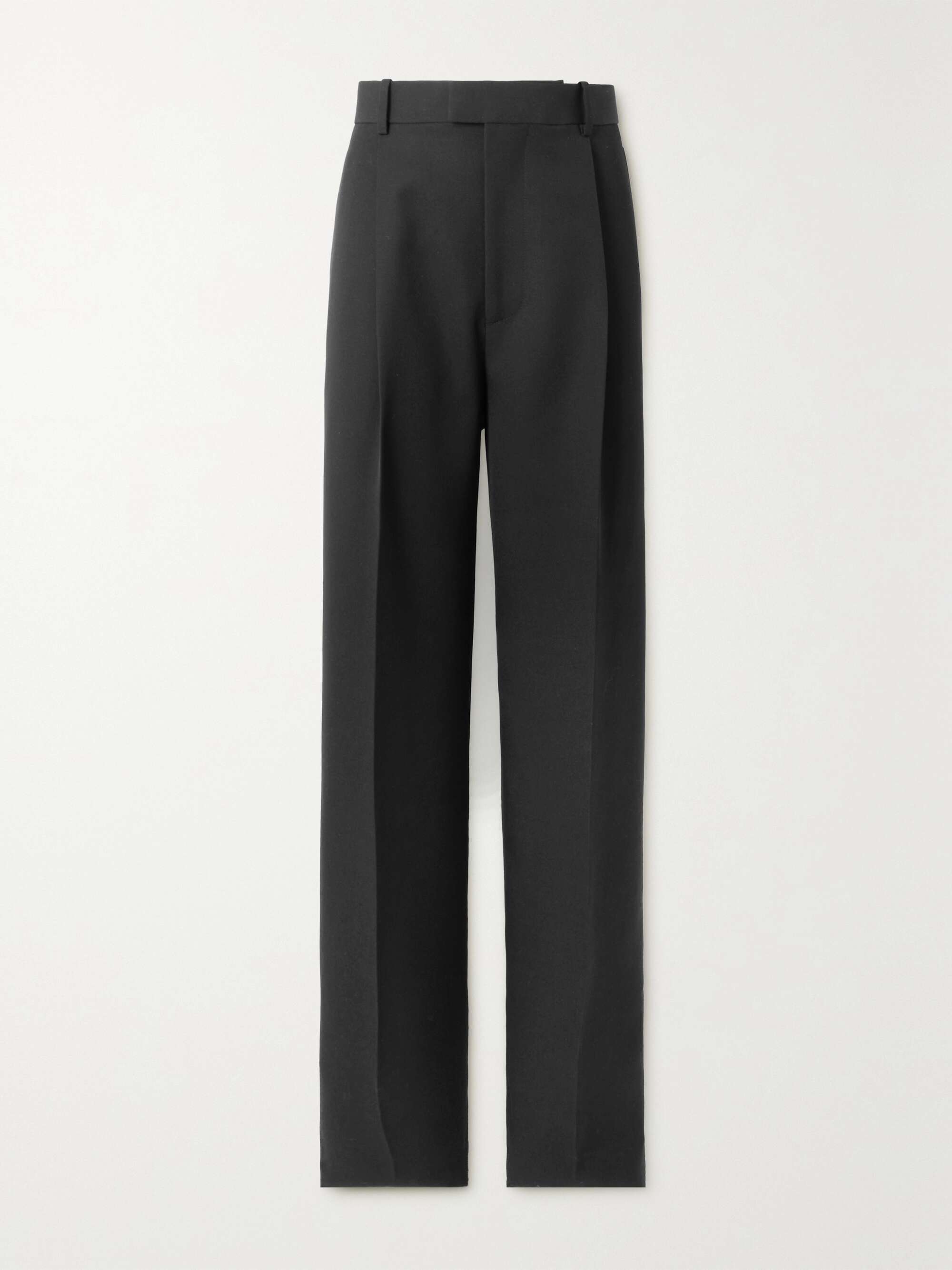 Pleated wool-twill pants view