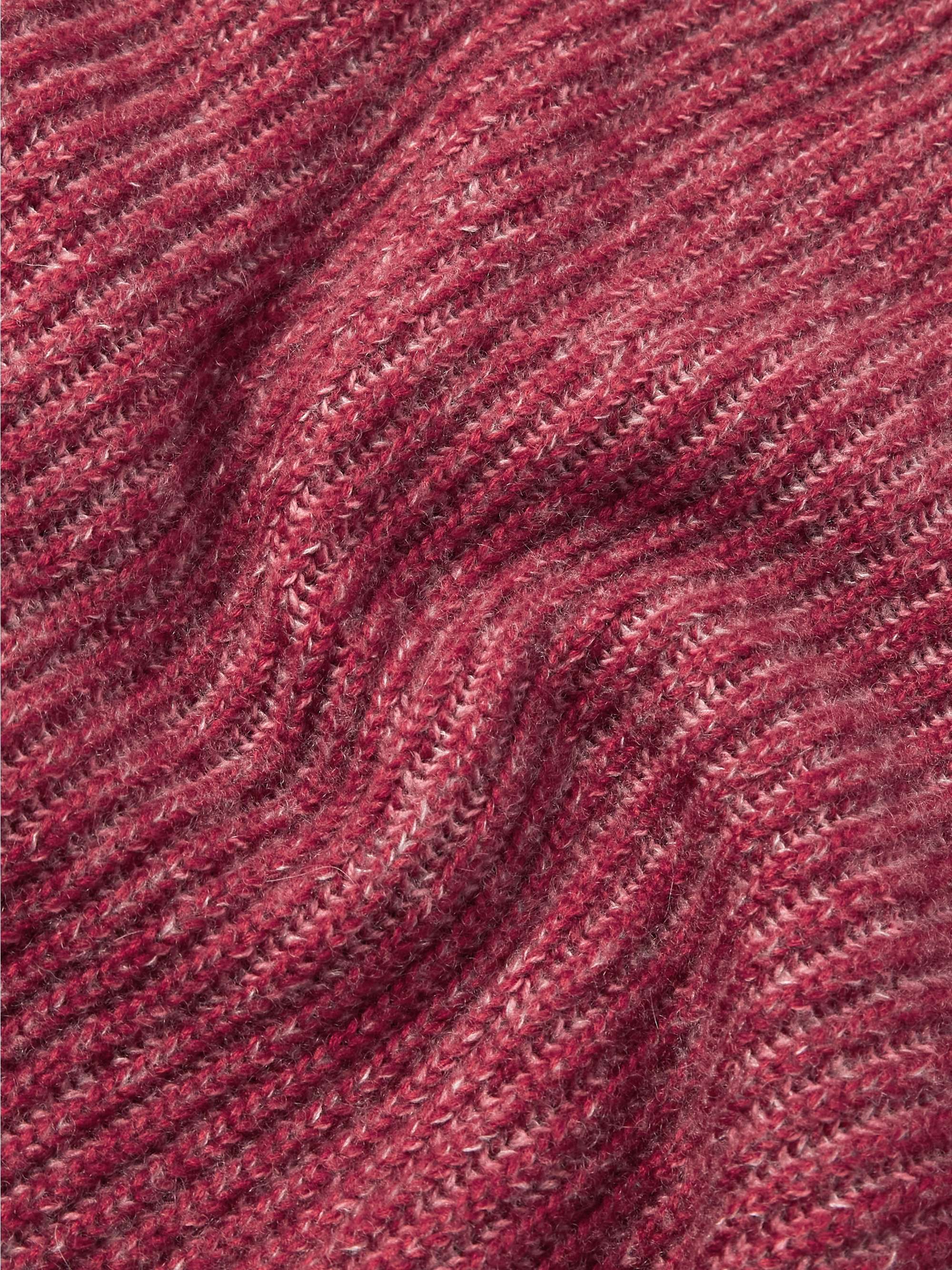 Sey Ribbed Cashmere and Silk-Blend Cardigan view