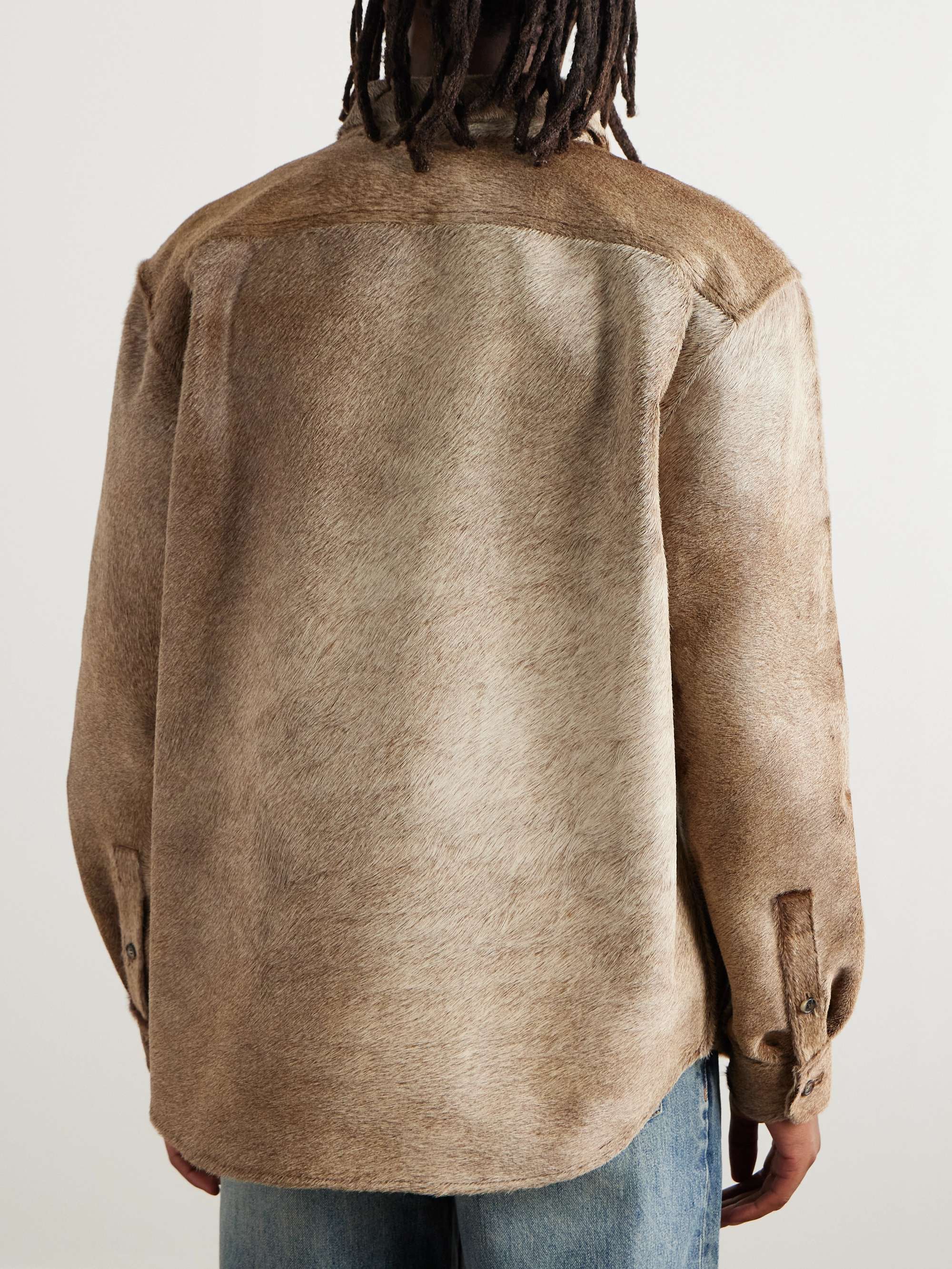 Calf Hair Overshirt view