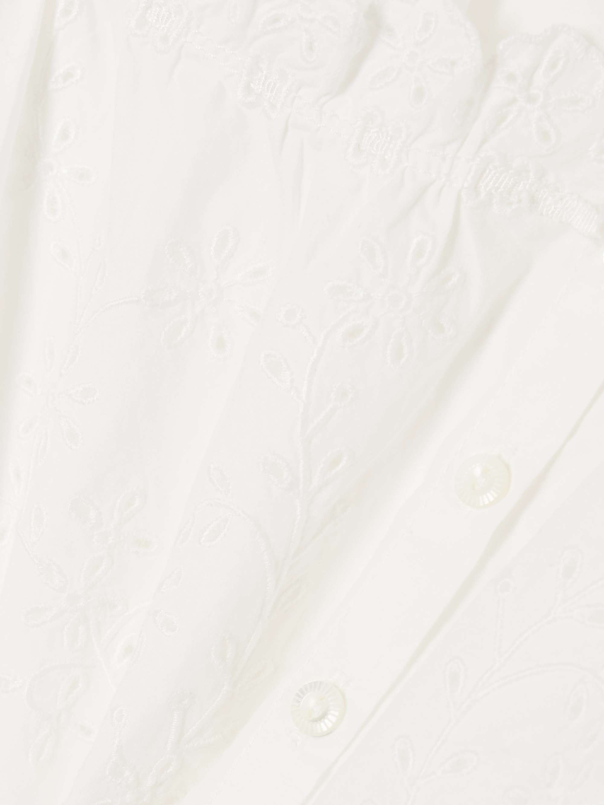 Nera broderie anglaise organic cotton blouse view