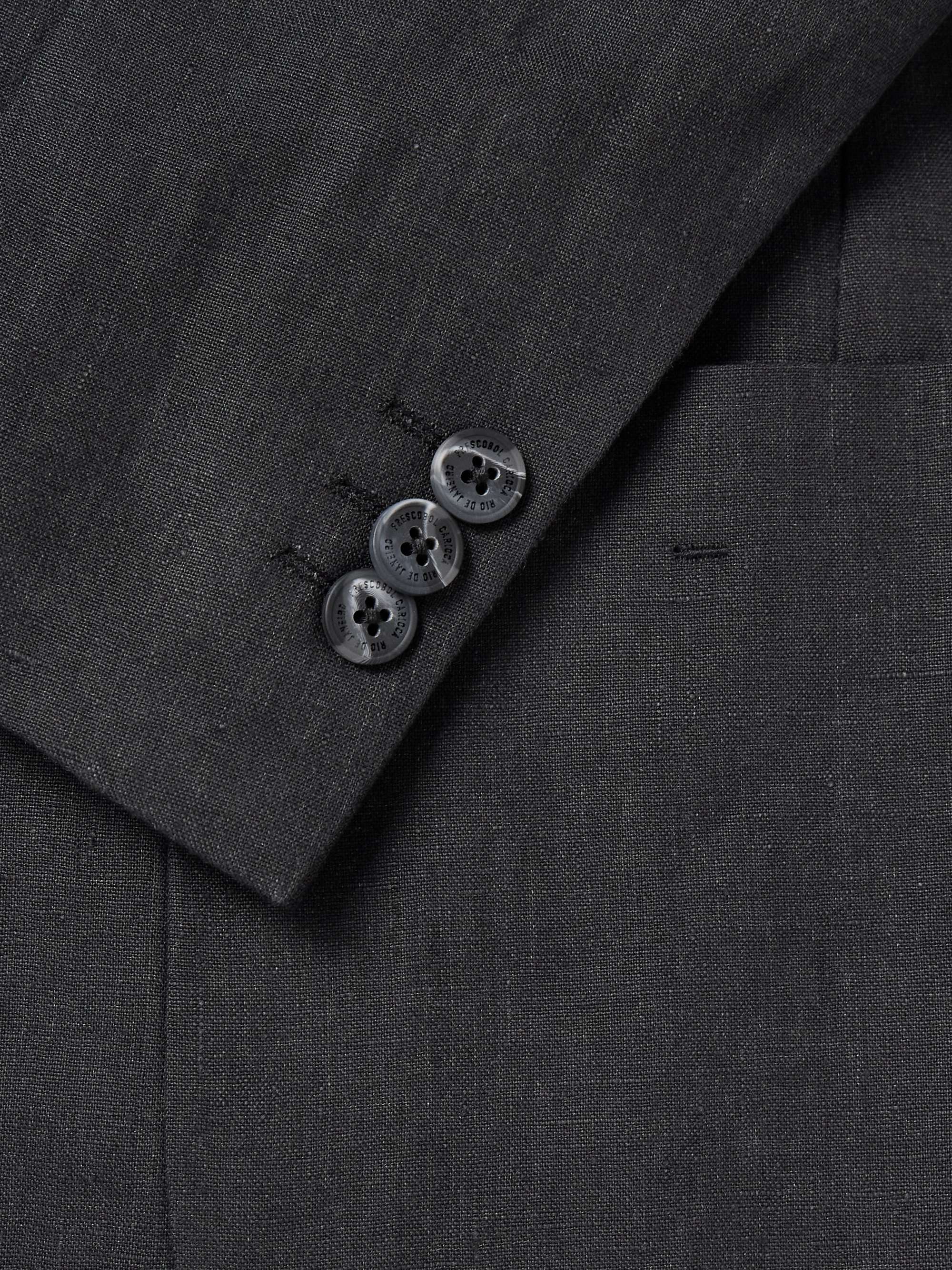 Paulo Unstructured Linen Suit Jacket view