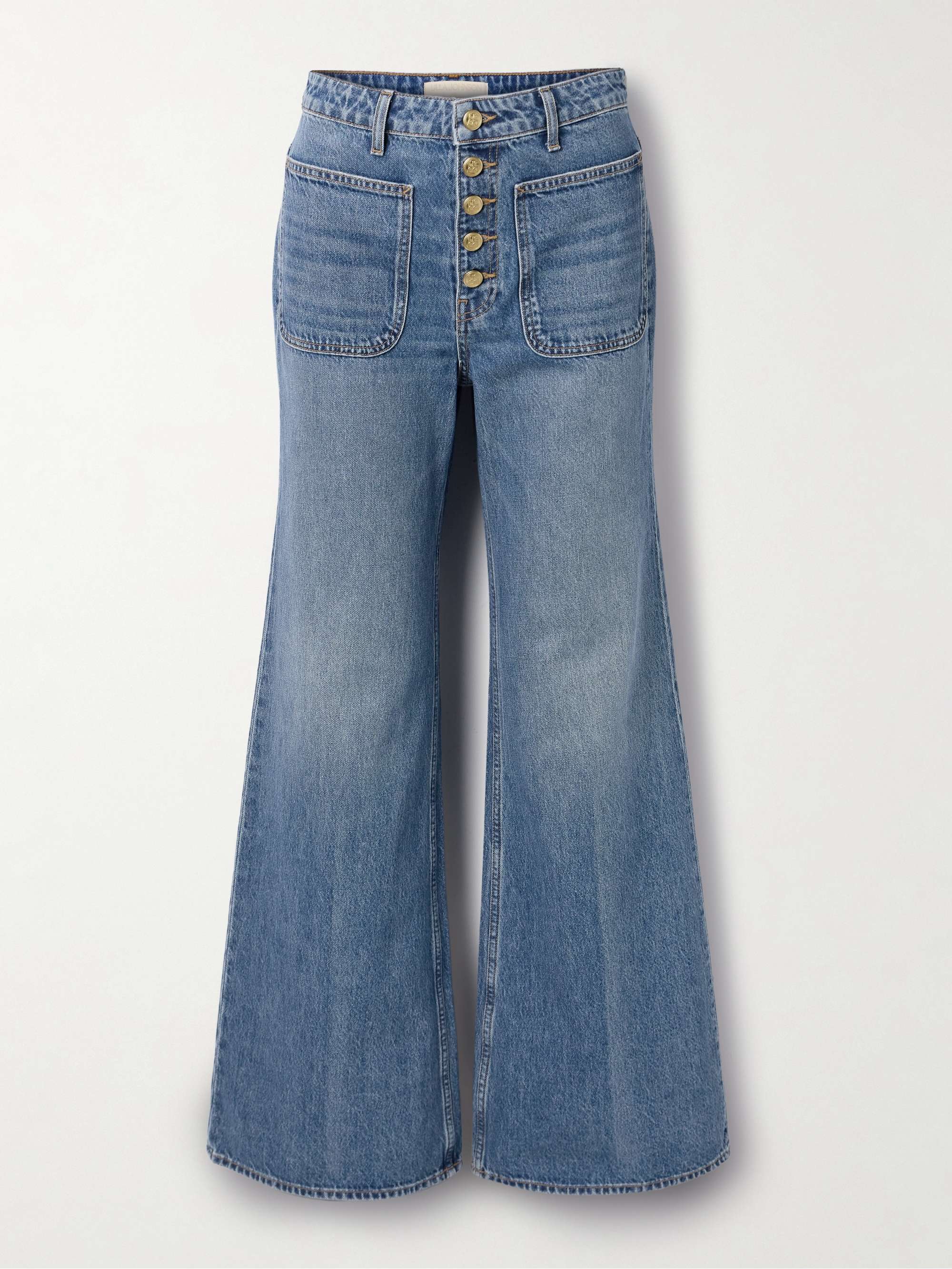 The Gwynne high-rise flared jeans view