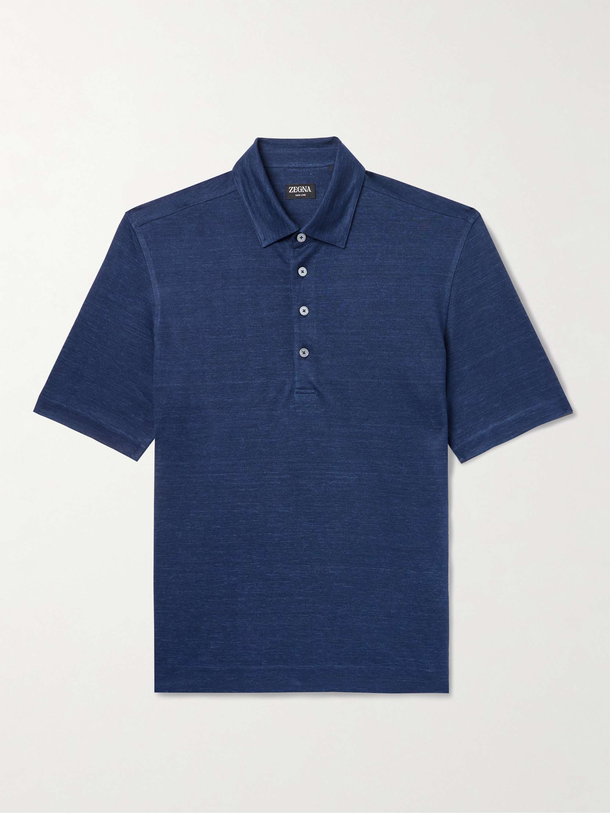Oasi Linen Polo Shirt view