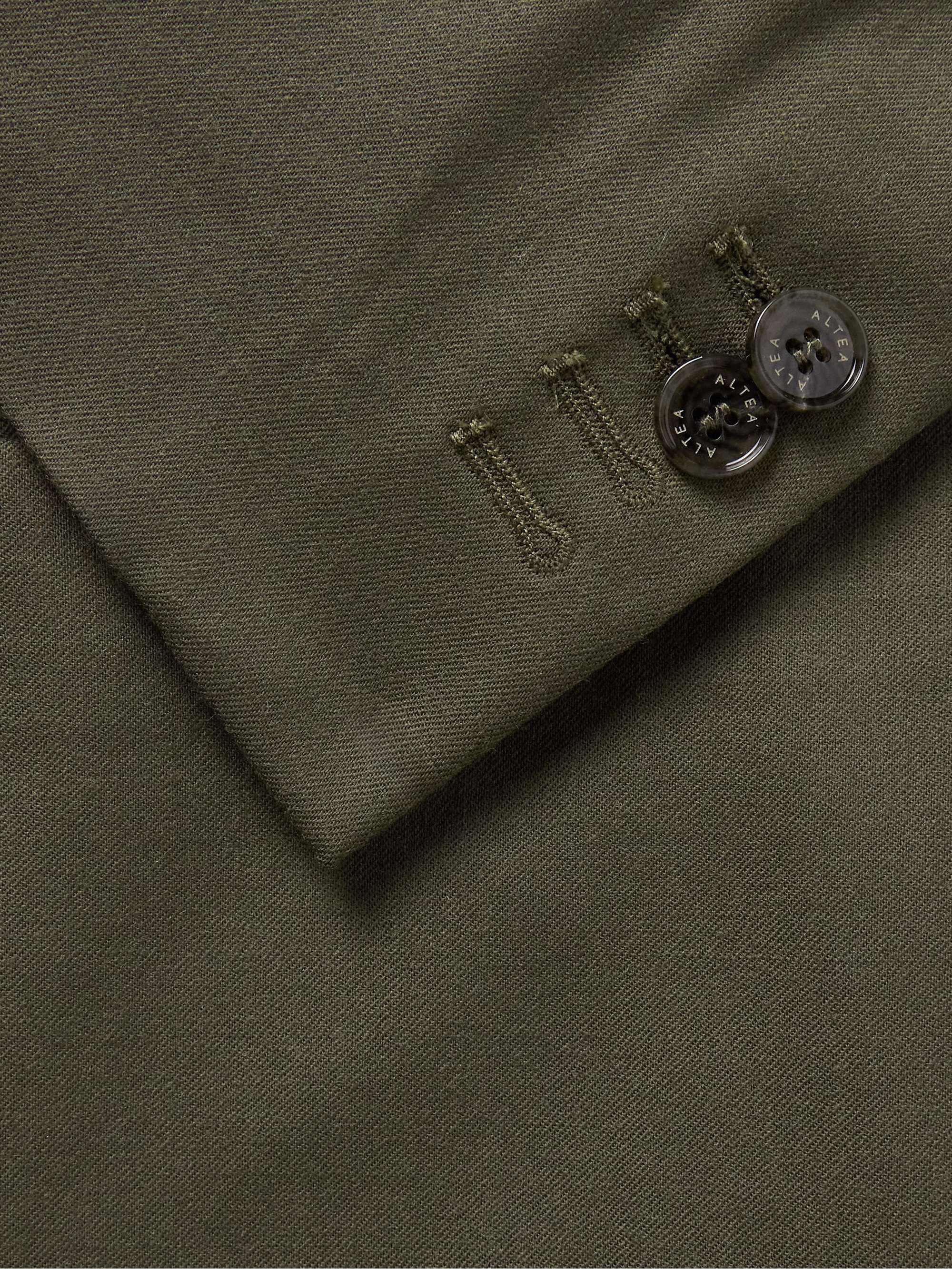 Lloyd Slim-Fit Double-Breasted Worsted Virgin Wool-Blend Twill Blazer view