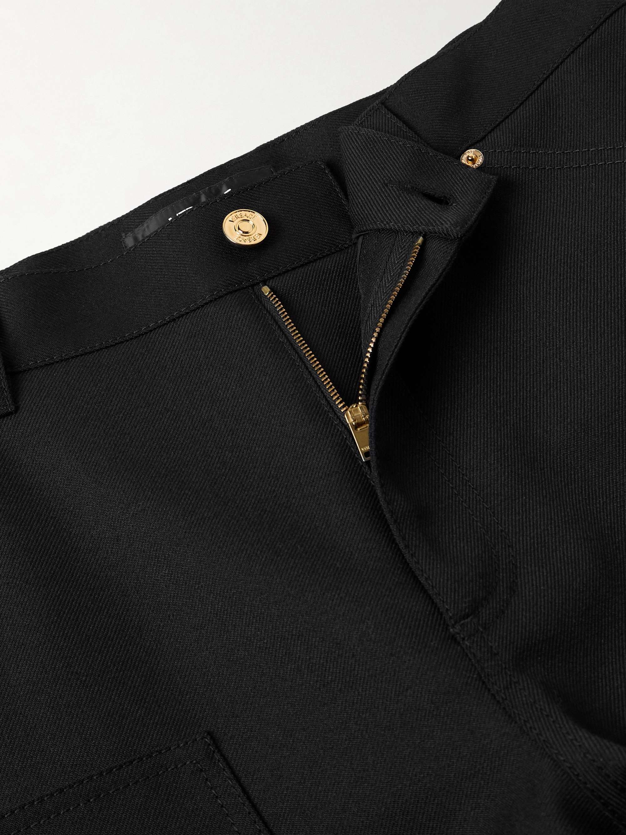 Cavallery Straight-Leg Virgin Wool-Twill Trousers view