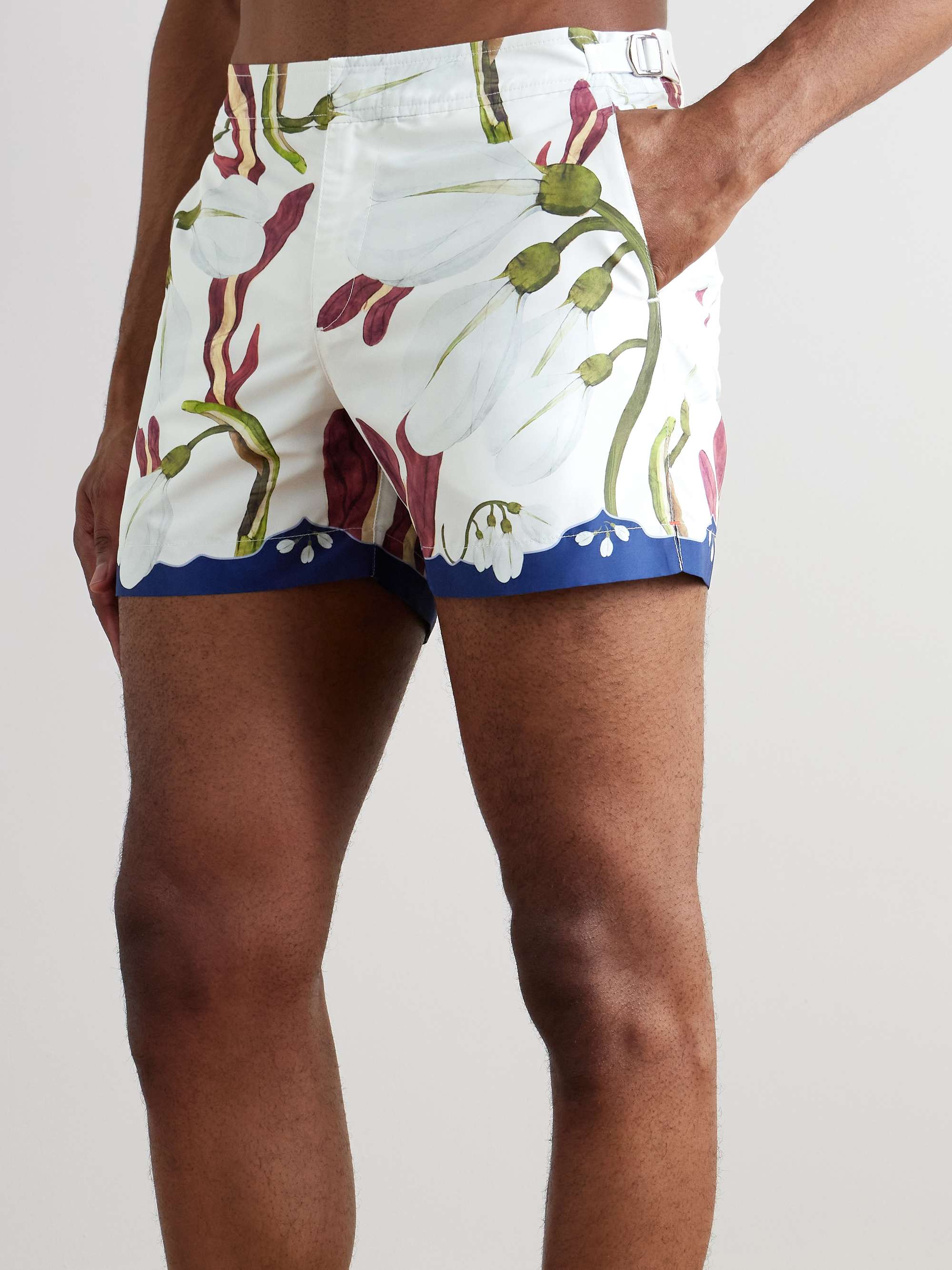 Setter Straight-Leg Short-Length Printed Recycled Swim Shorts view