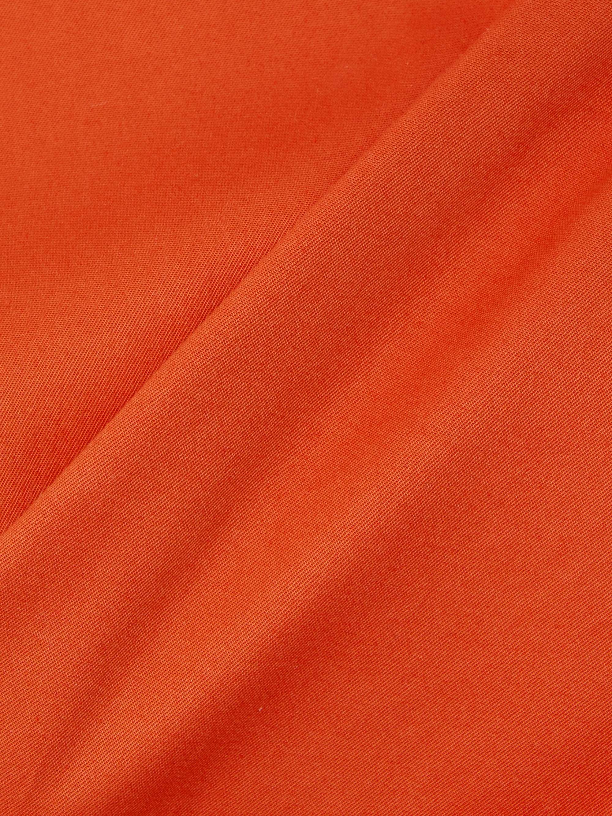 Asymmetric gathered cotton-blend blouse view