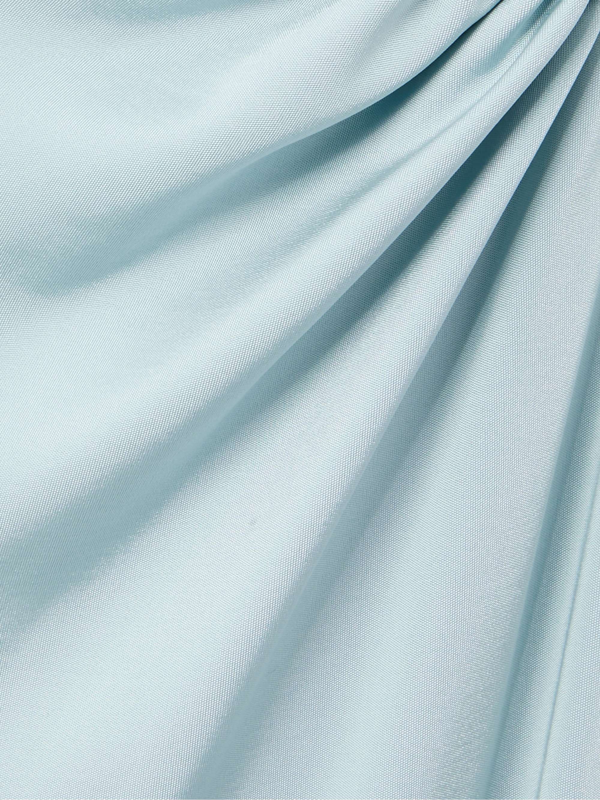 Cutout crepe midi dress view