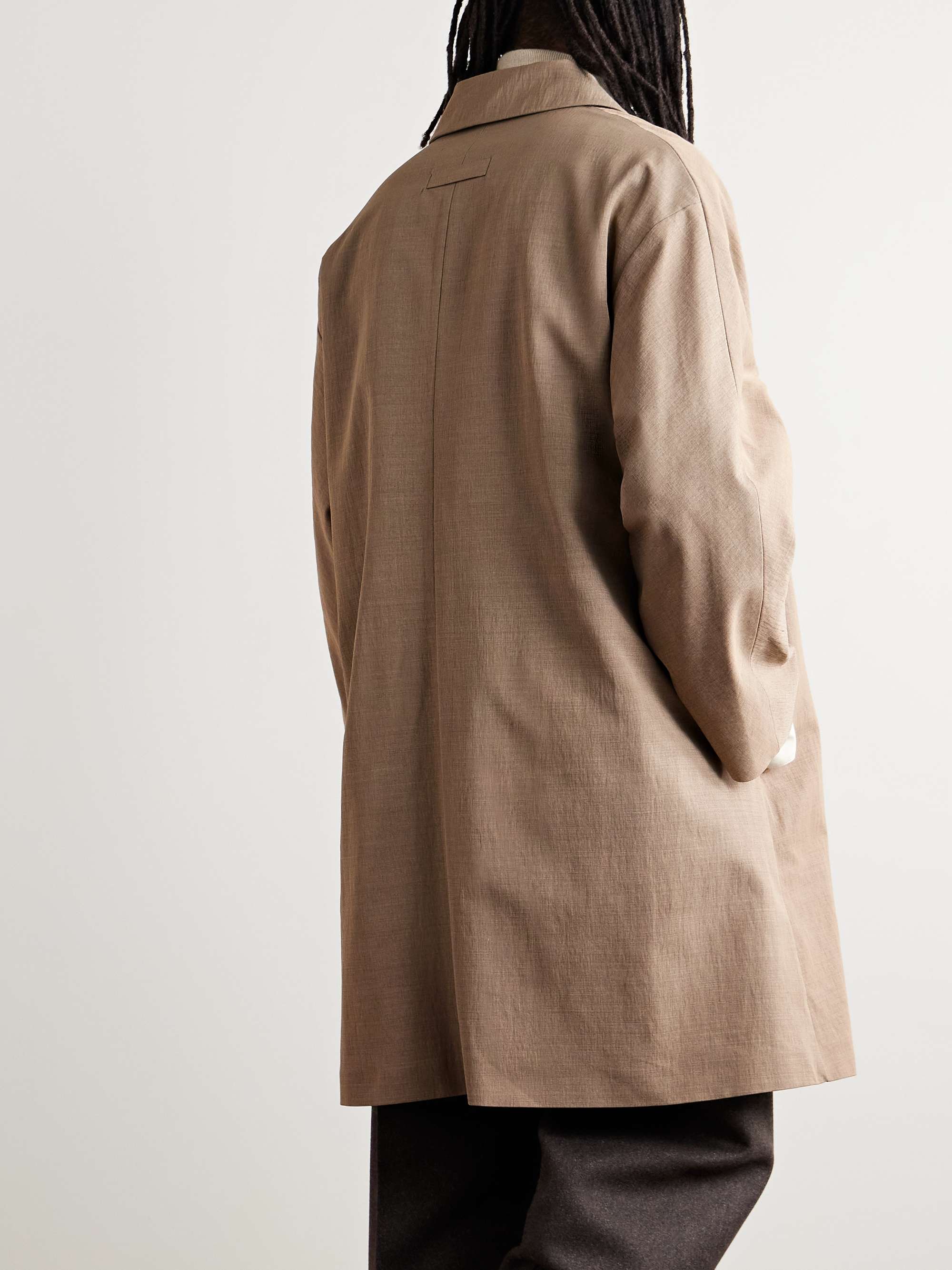 Eternal Logo-Appliquéd Twill Coat view