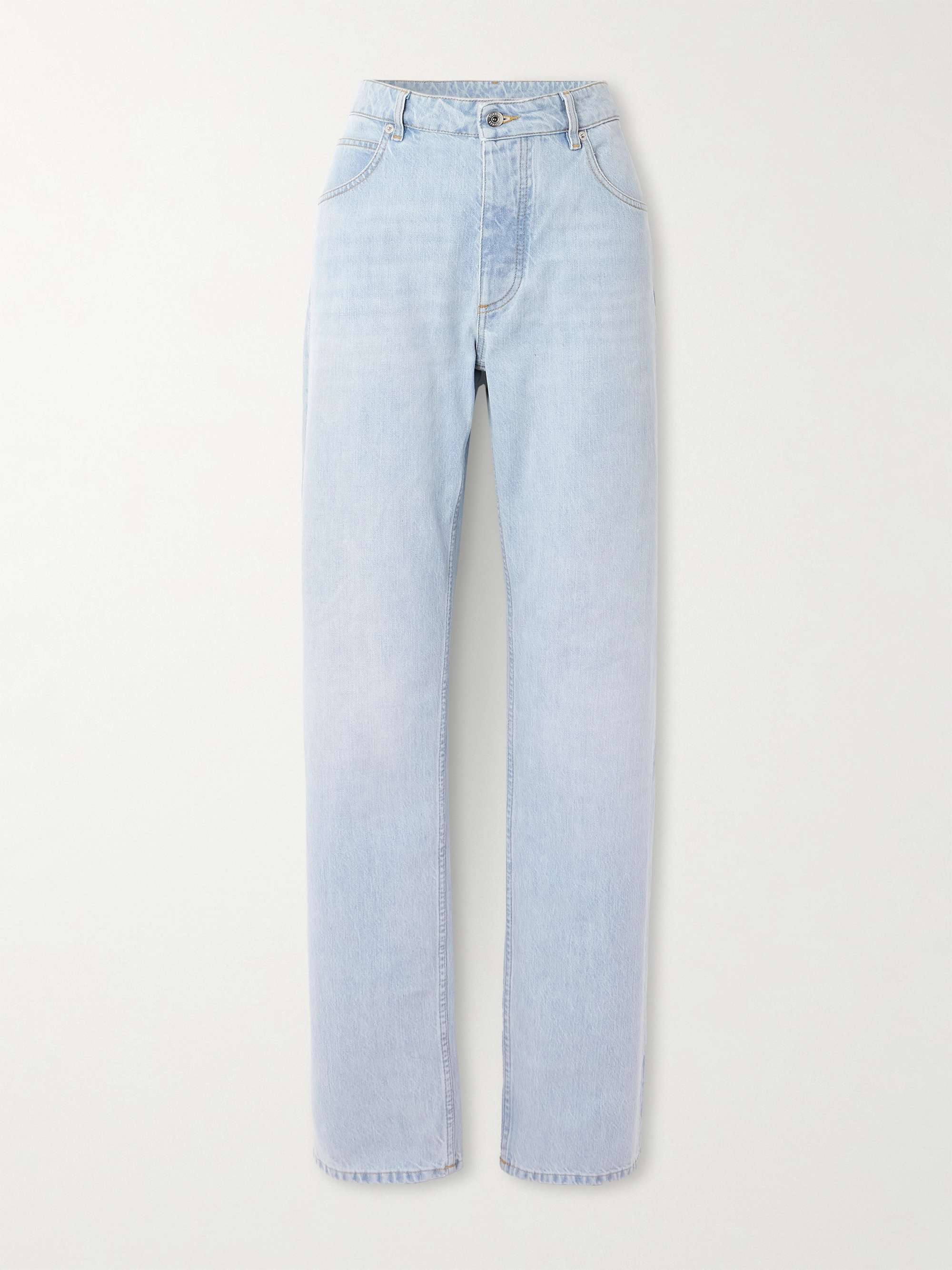 Low-rise slim boyfriend jeans view