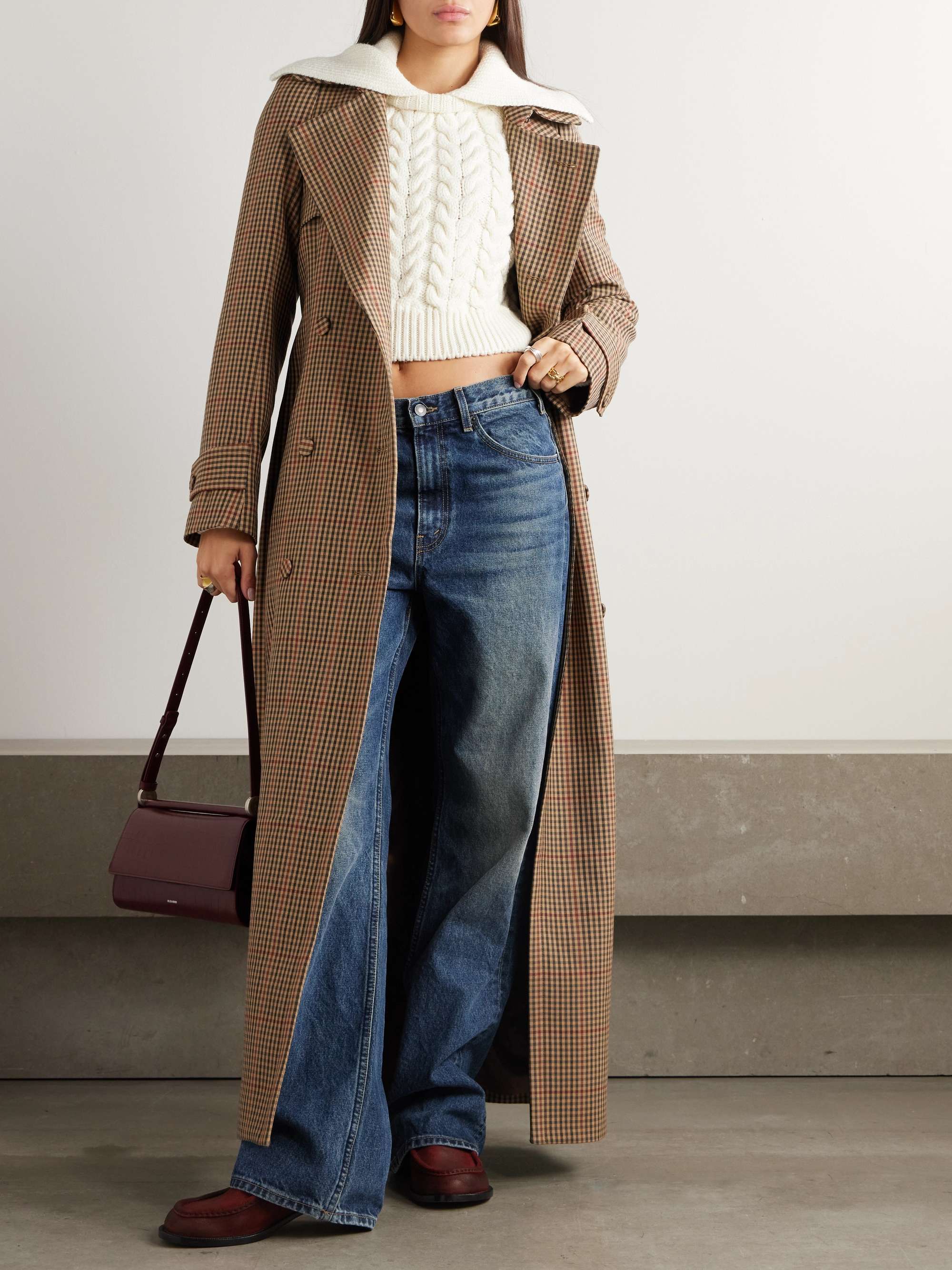 Sailor cable-knit merino wool sweater view