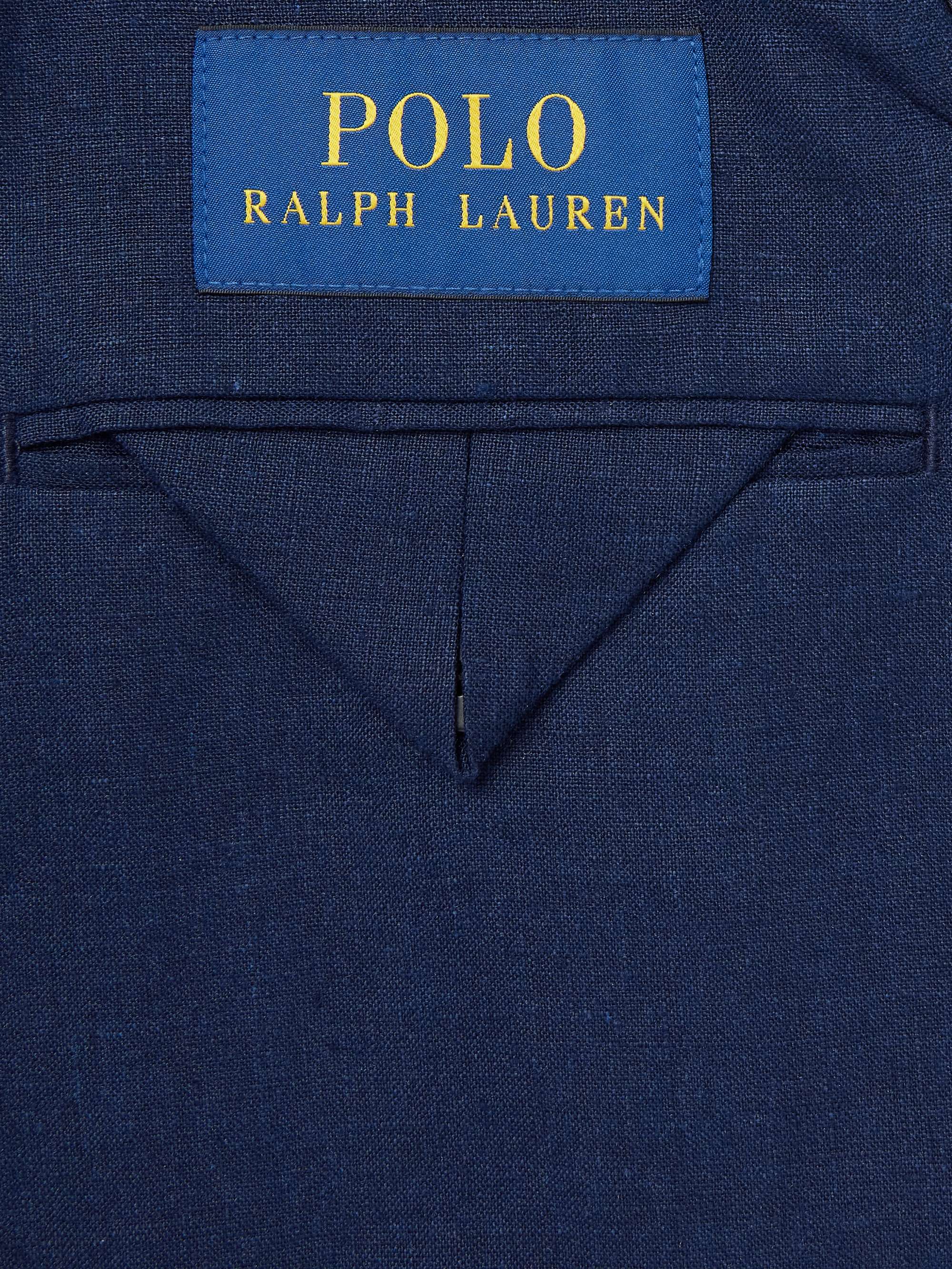 Slim-Fit Linen Blazer view