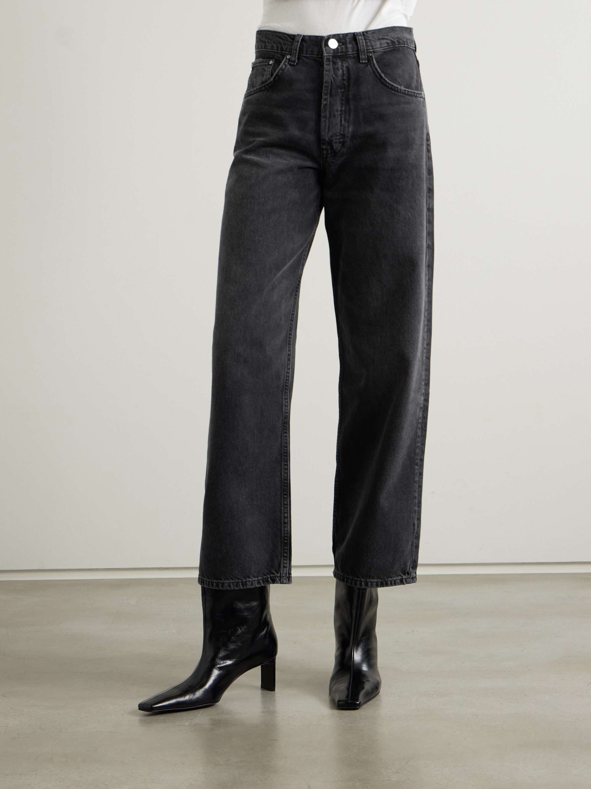 Manon high-rise straight-leg jeans view
