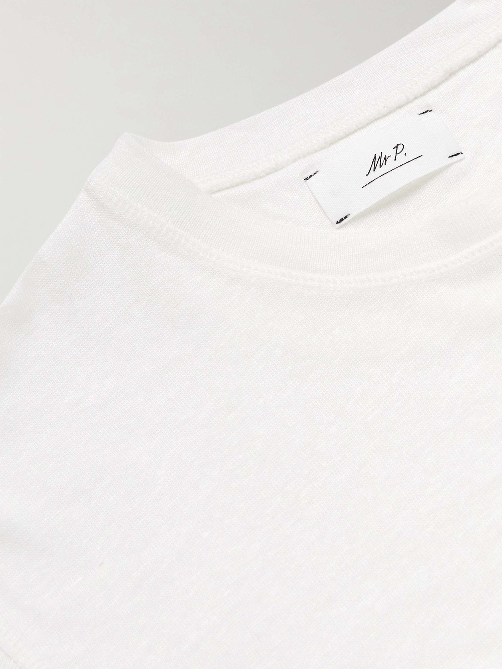 Linen and Organic Cotton-Blend T-Shirt view