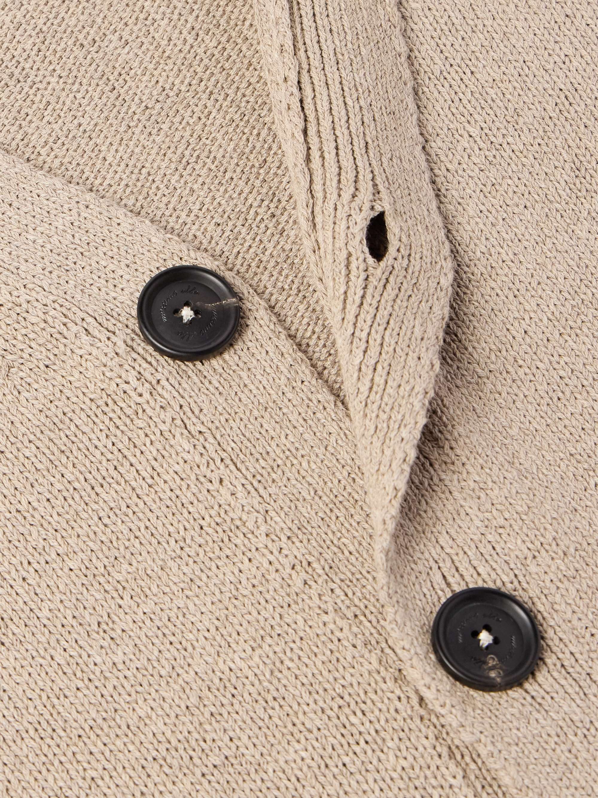 Tony Cotton and Silk-Blend Cardigan view