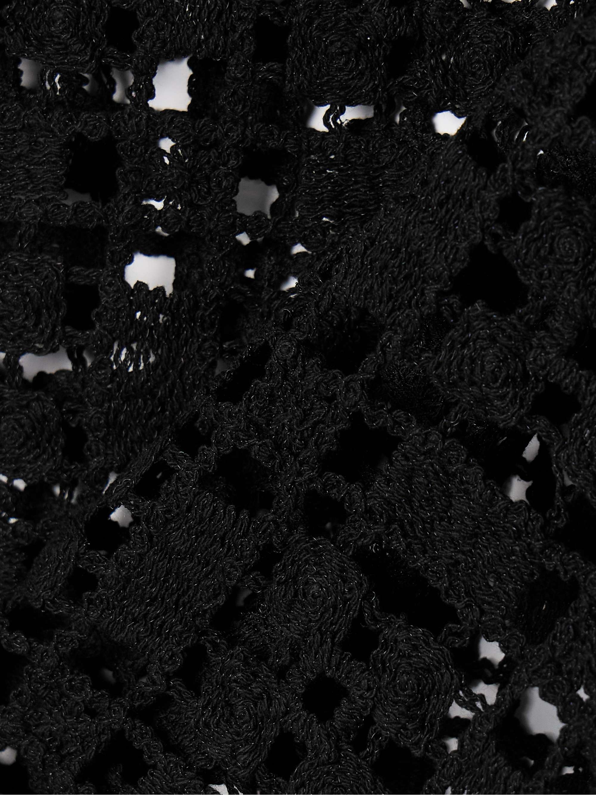 Sun crocheted cotton mini skirt view