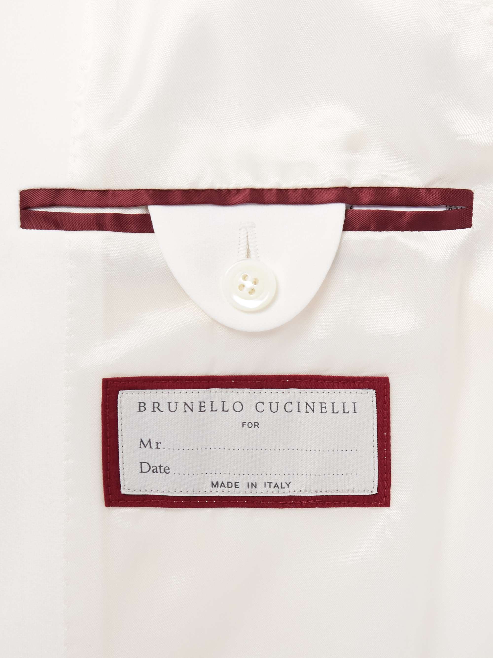 Double-Breasted Cotton Tuxedo Jacket view