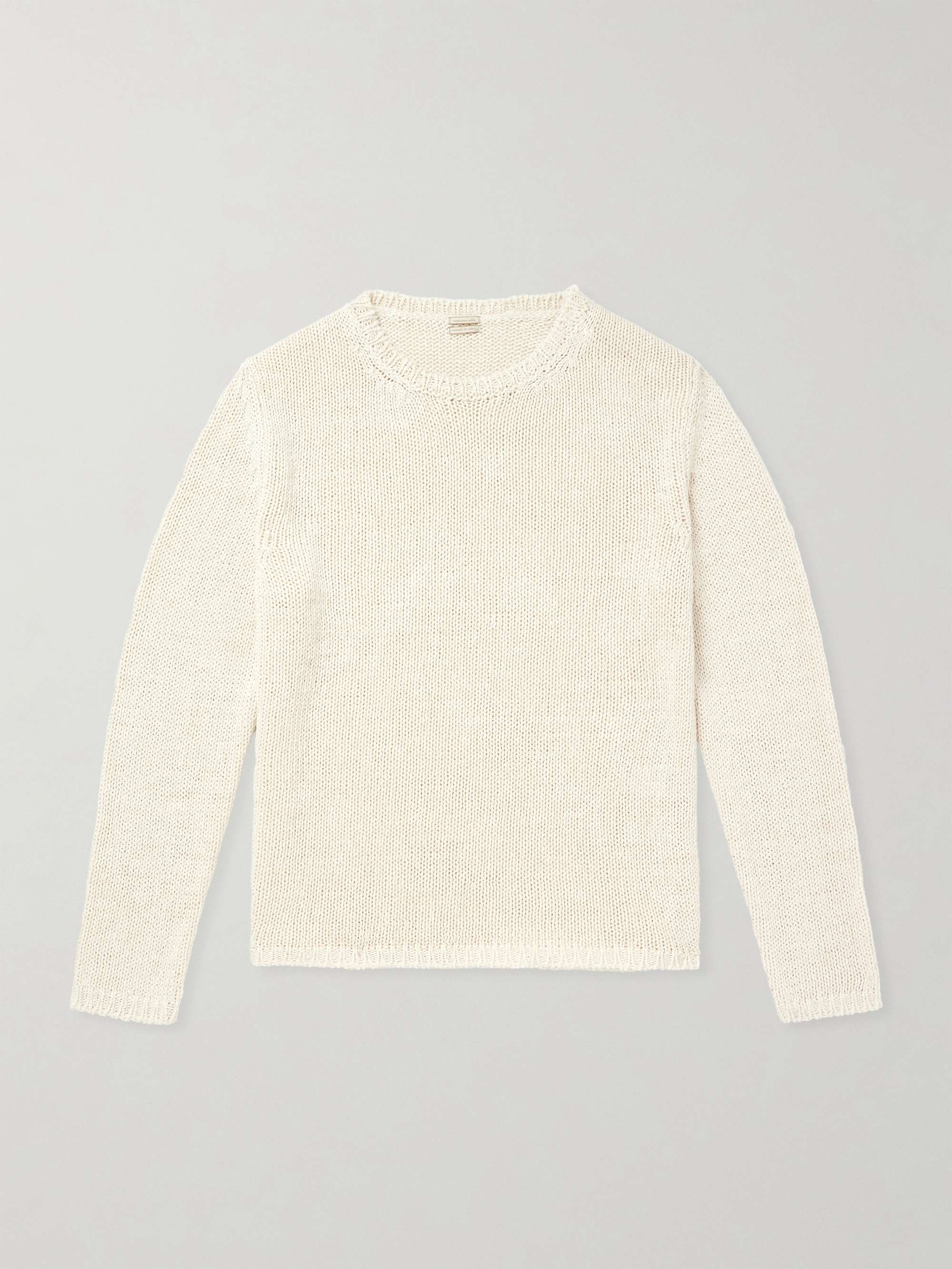 Nicolas Linen and Mulberry Silk-Blend Sweater view
