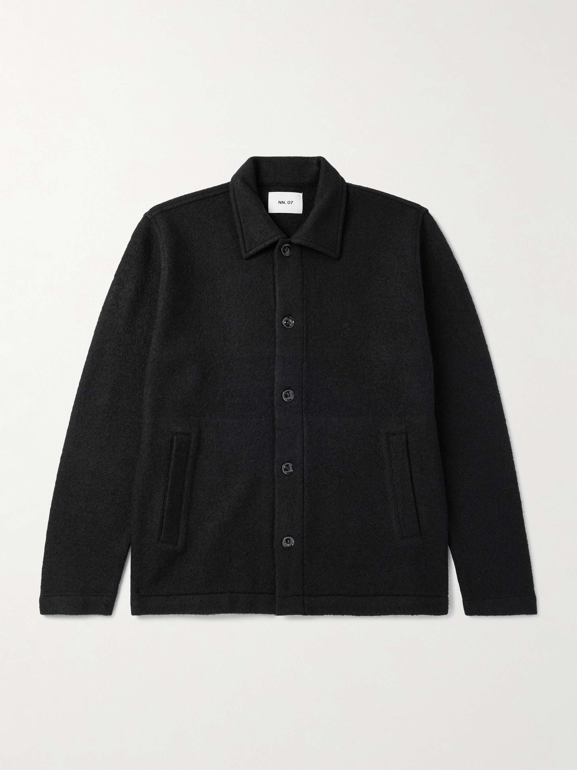 Zander Merino Wool-Flannel Overshirt view