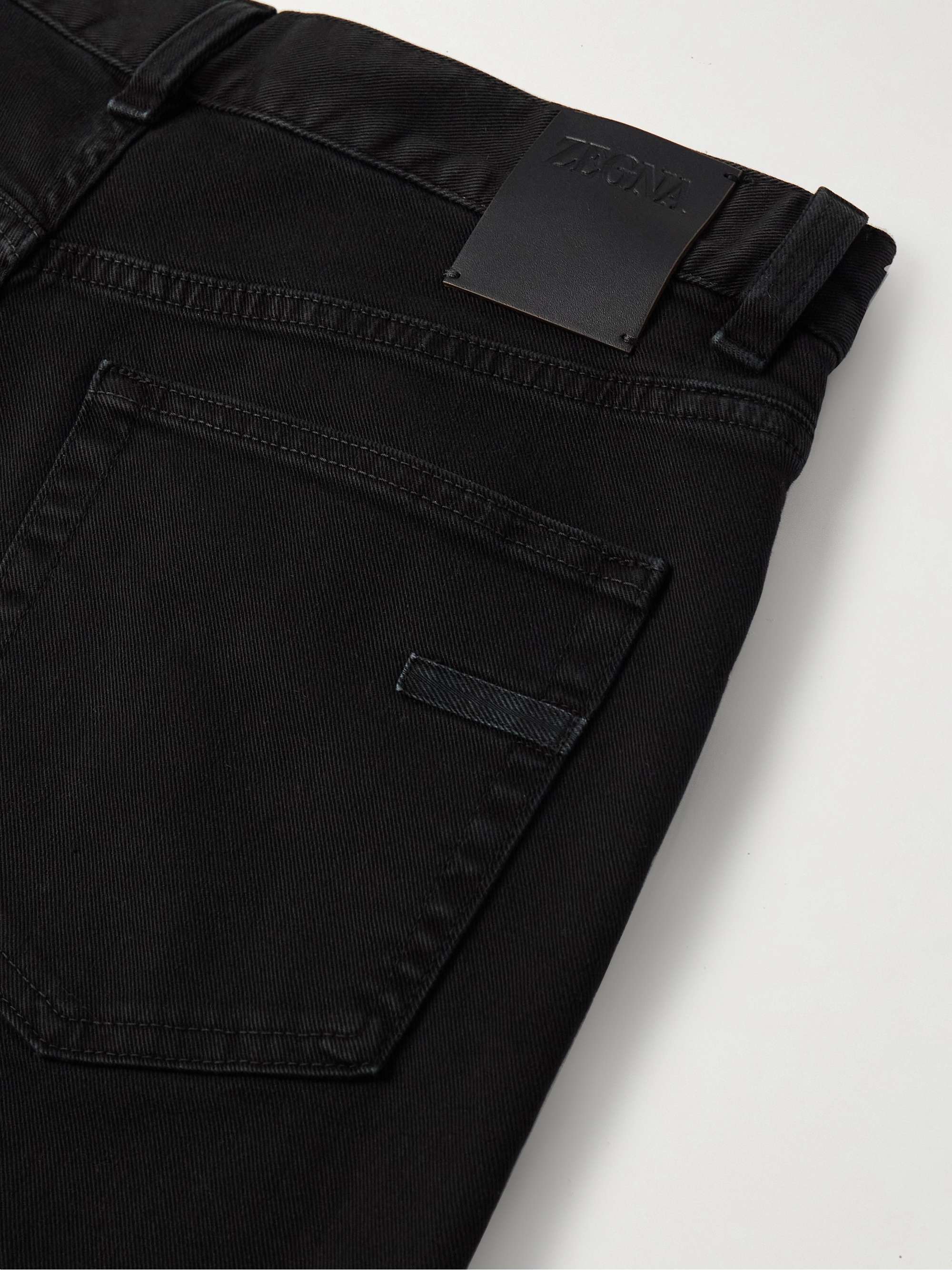 Roccia Slim-Fit Cotton-Blend Twill Trousers view