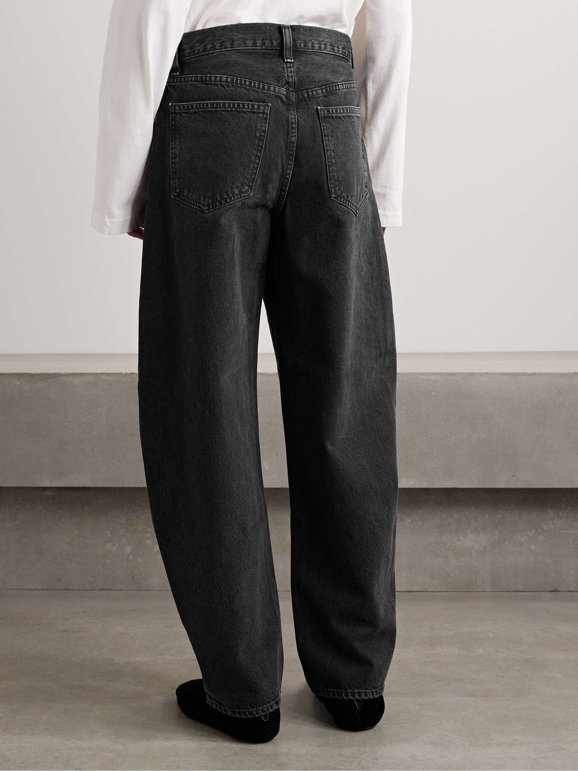 Balloon high-rise tapered organic jeans view