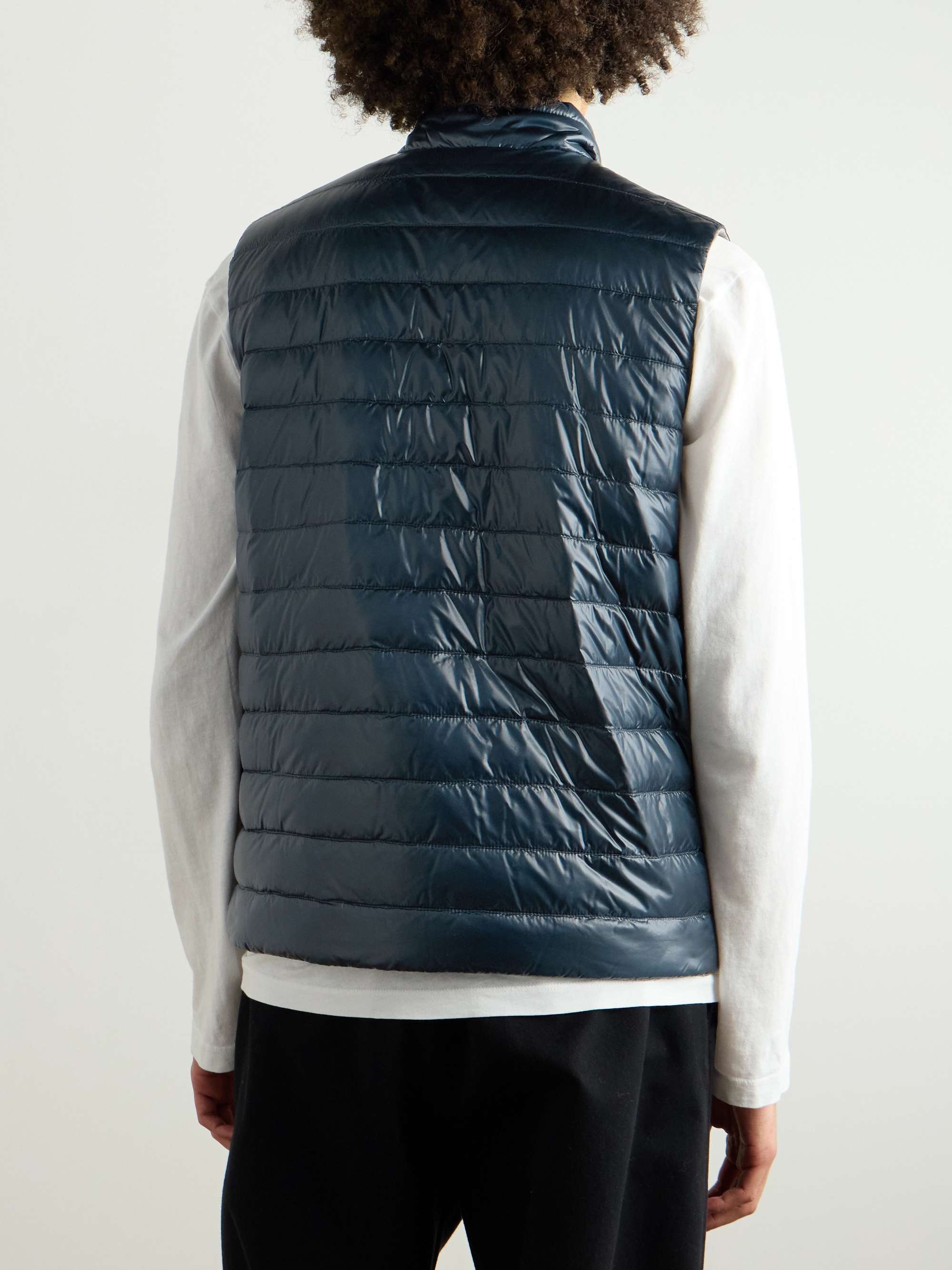 Reversible Quilted Nylon Down Gilet view