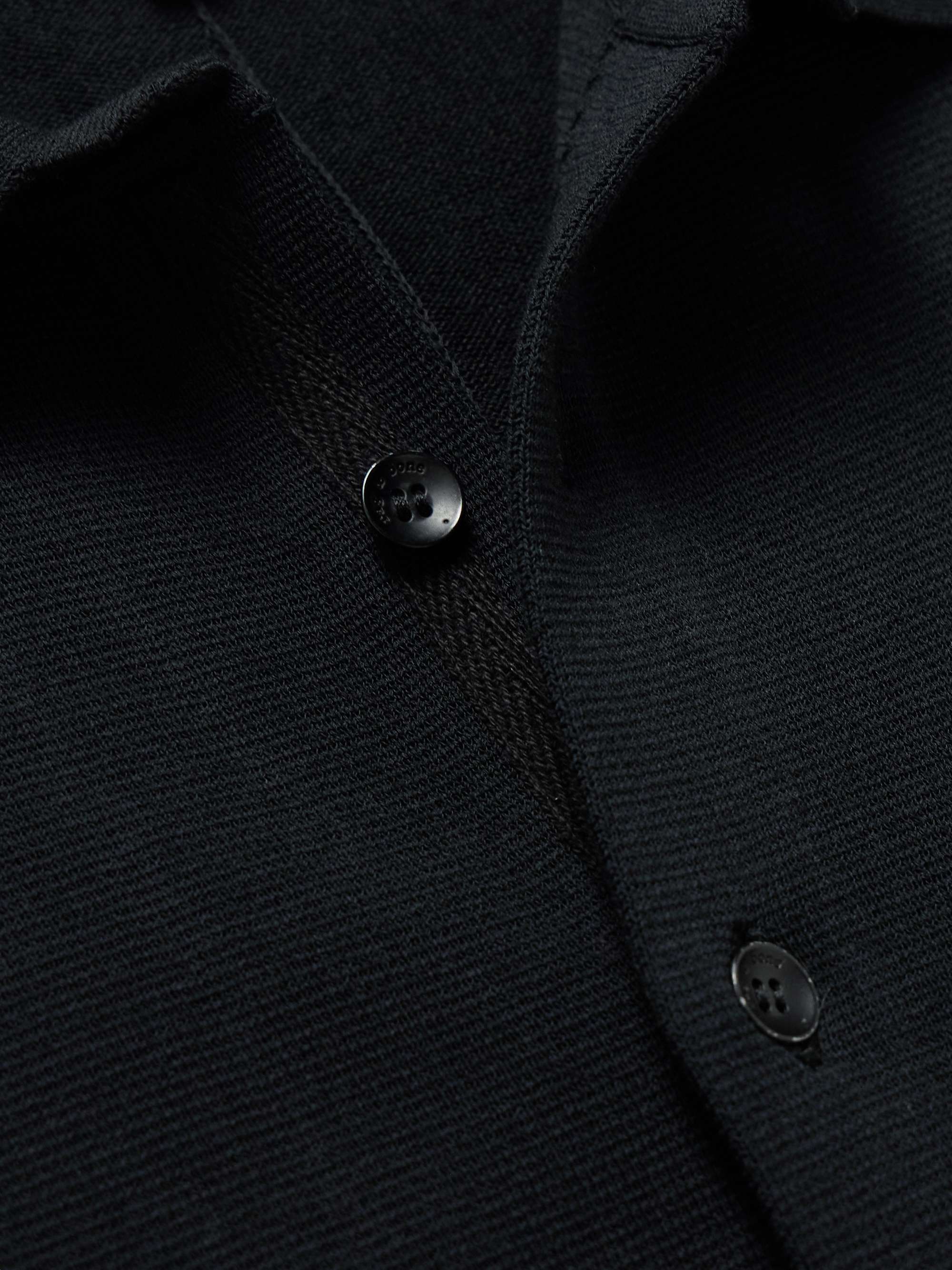 Cotton-Blend Polo Shirt view