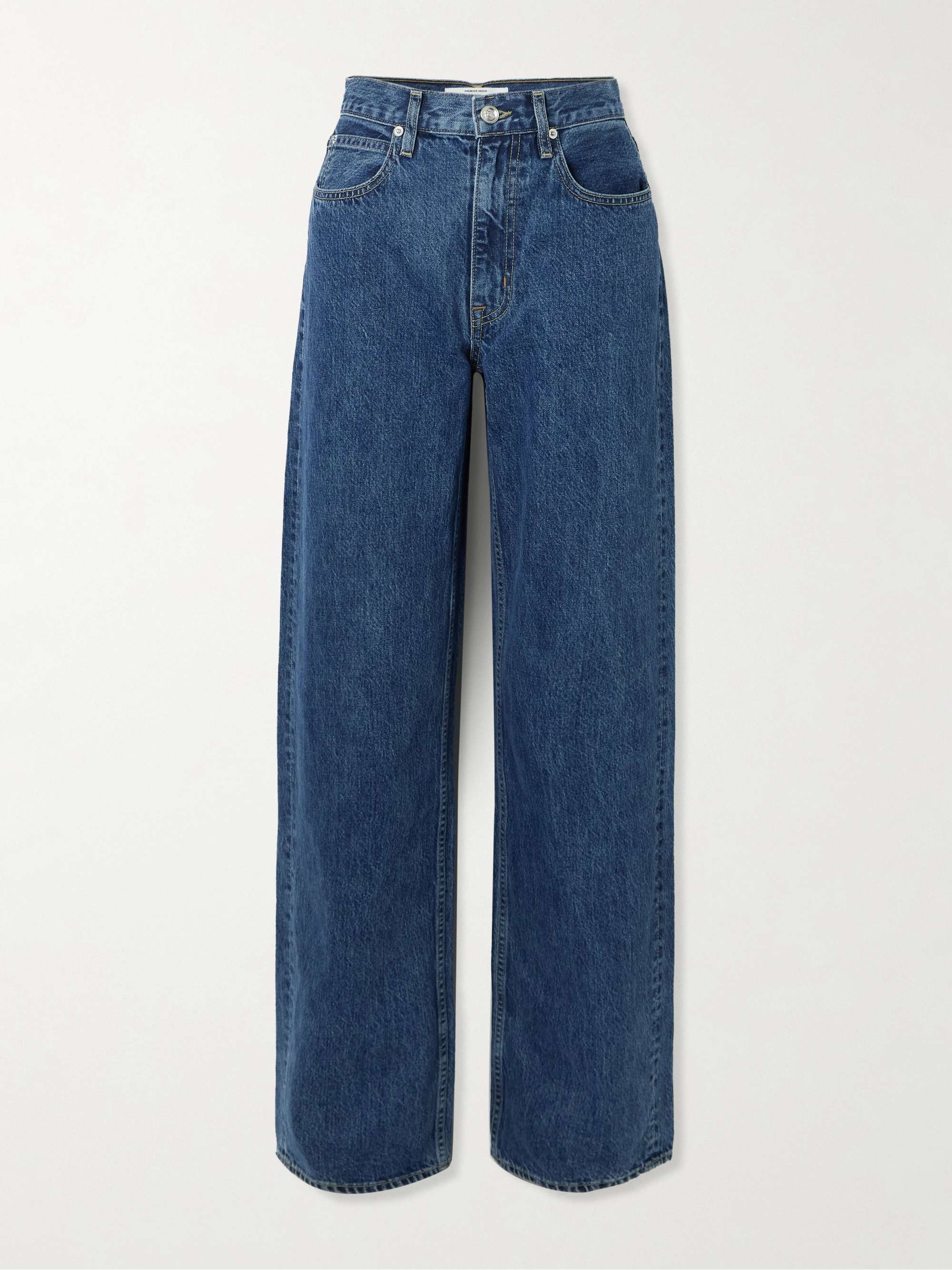 Cassie high-rise wide-leg jeans view