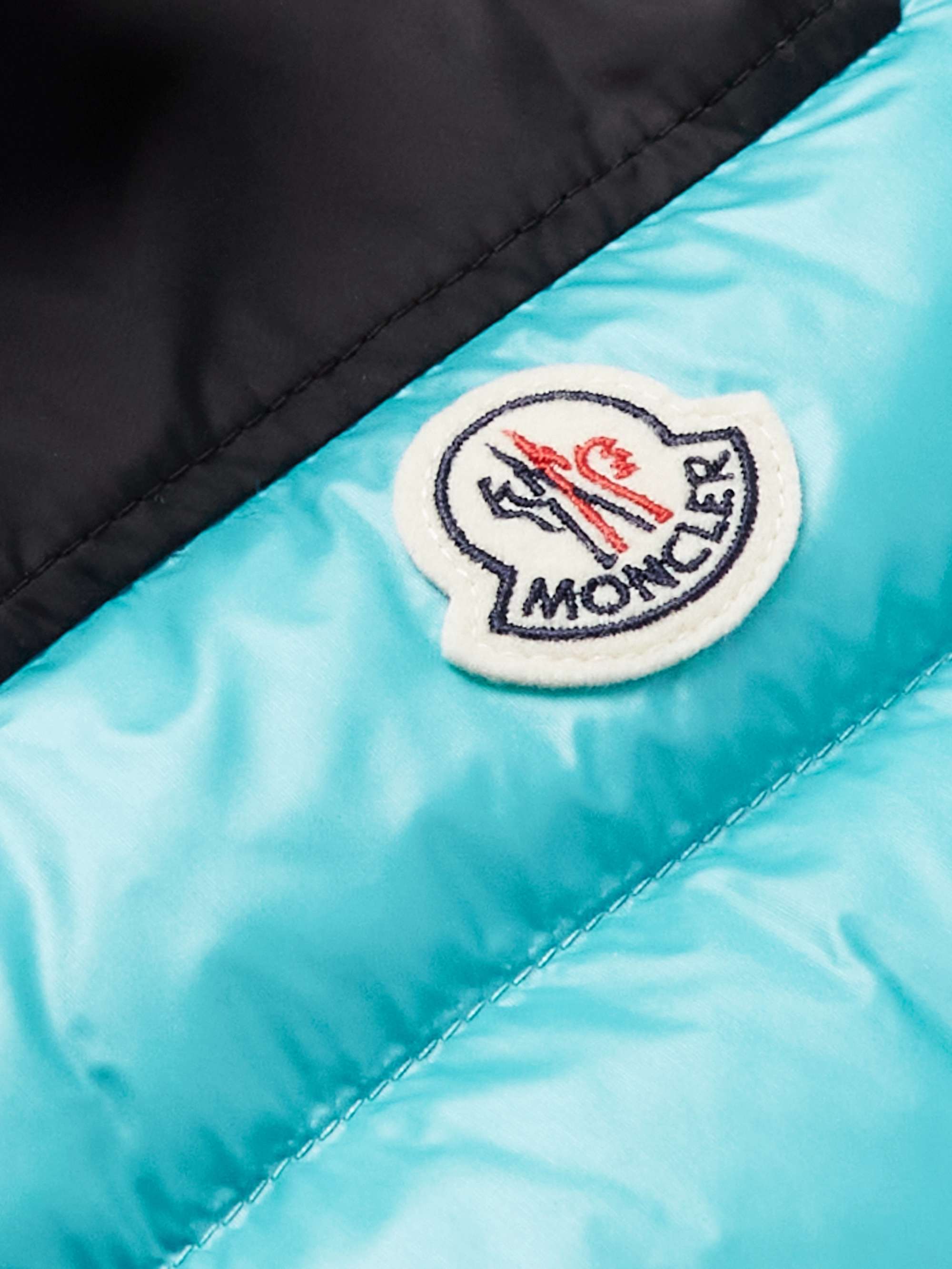 Ortac Logo-Appliquéd Colour-Block Quilted Shell Down Gilet view