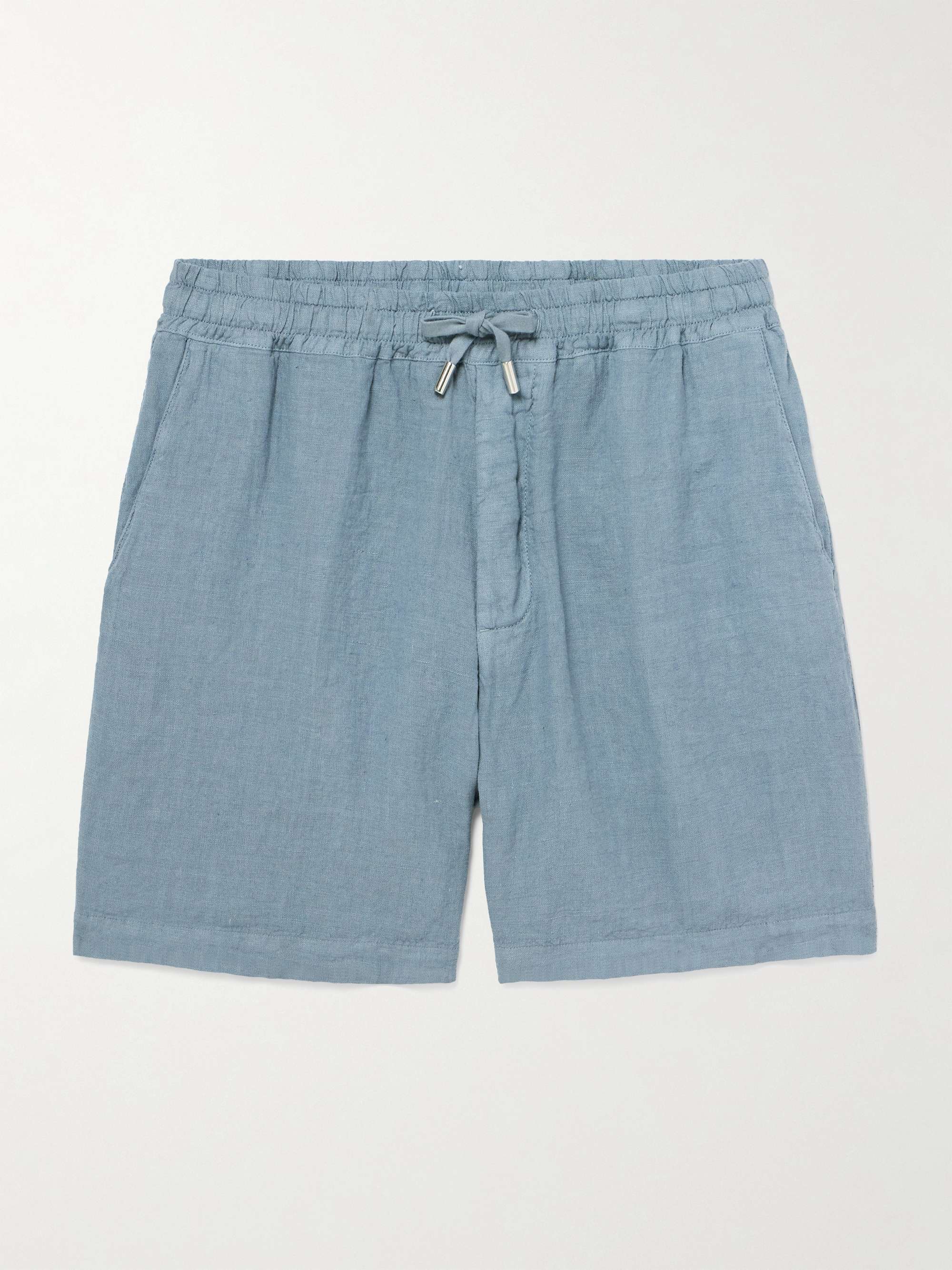 Samuel Straight-Leg Linen Drawstring Shorts view