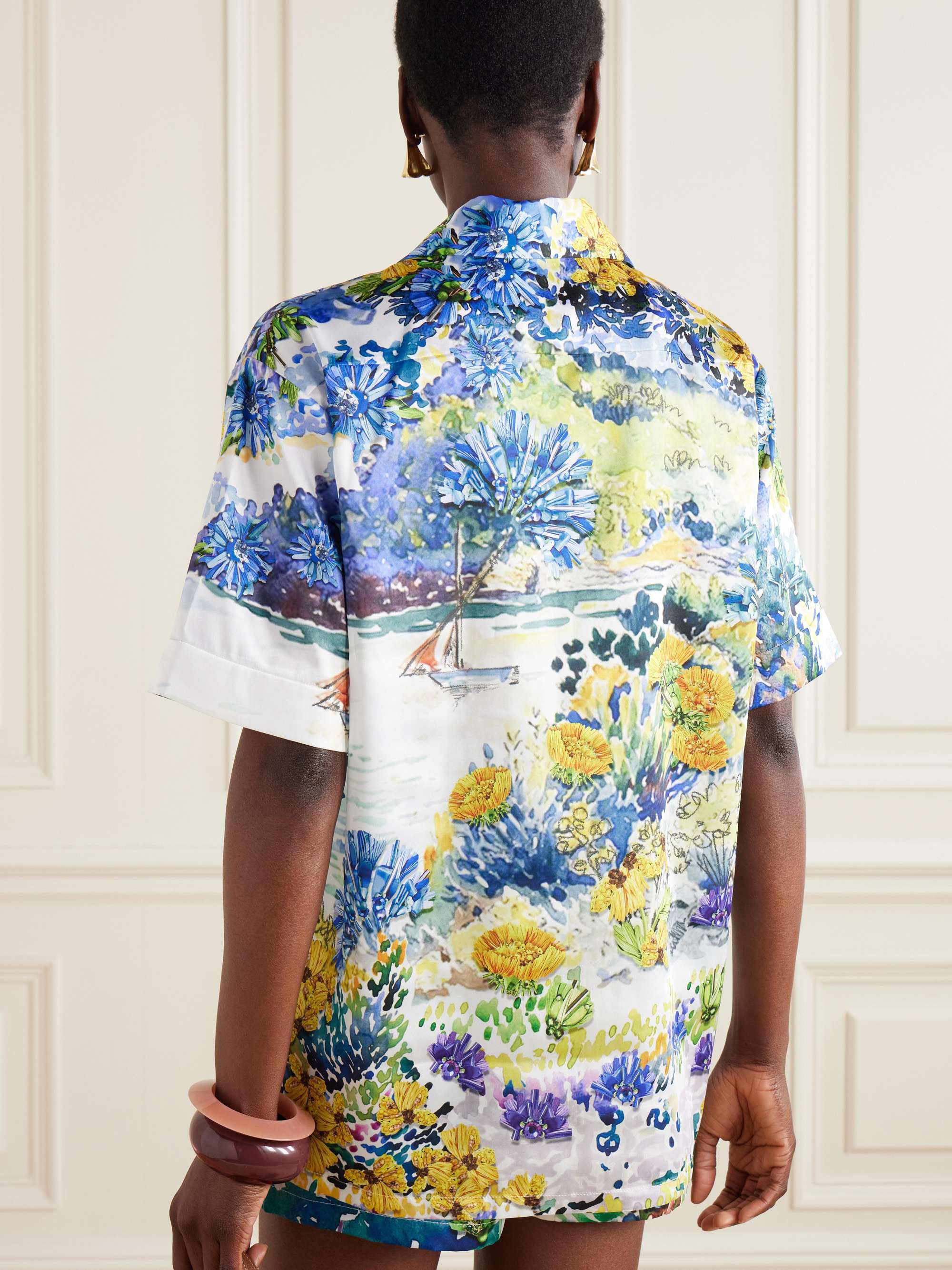 Vero printed twill shirt view