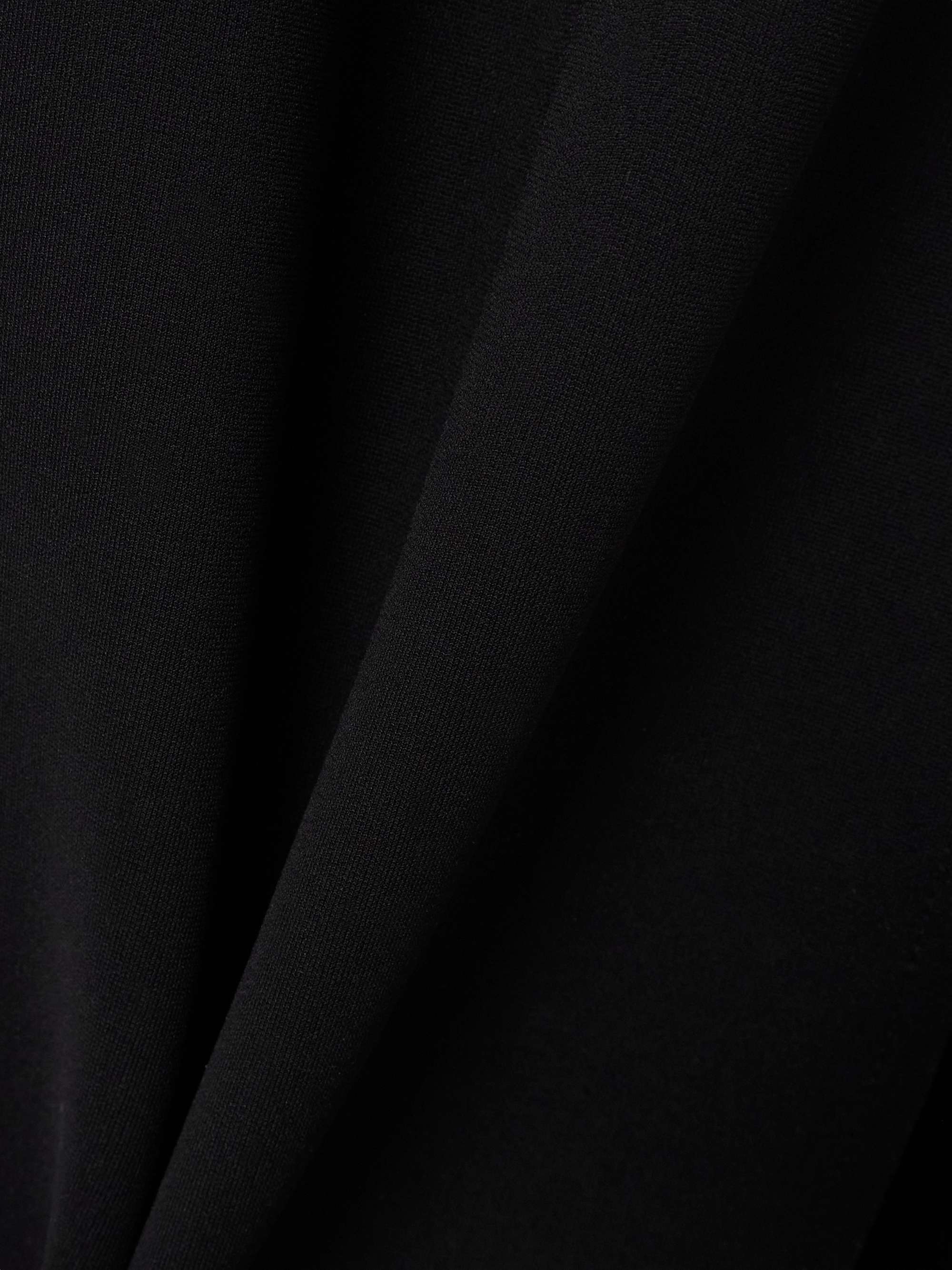Stretch-crepe turtleneck maxi dress view