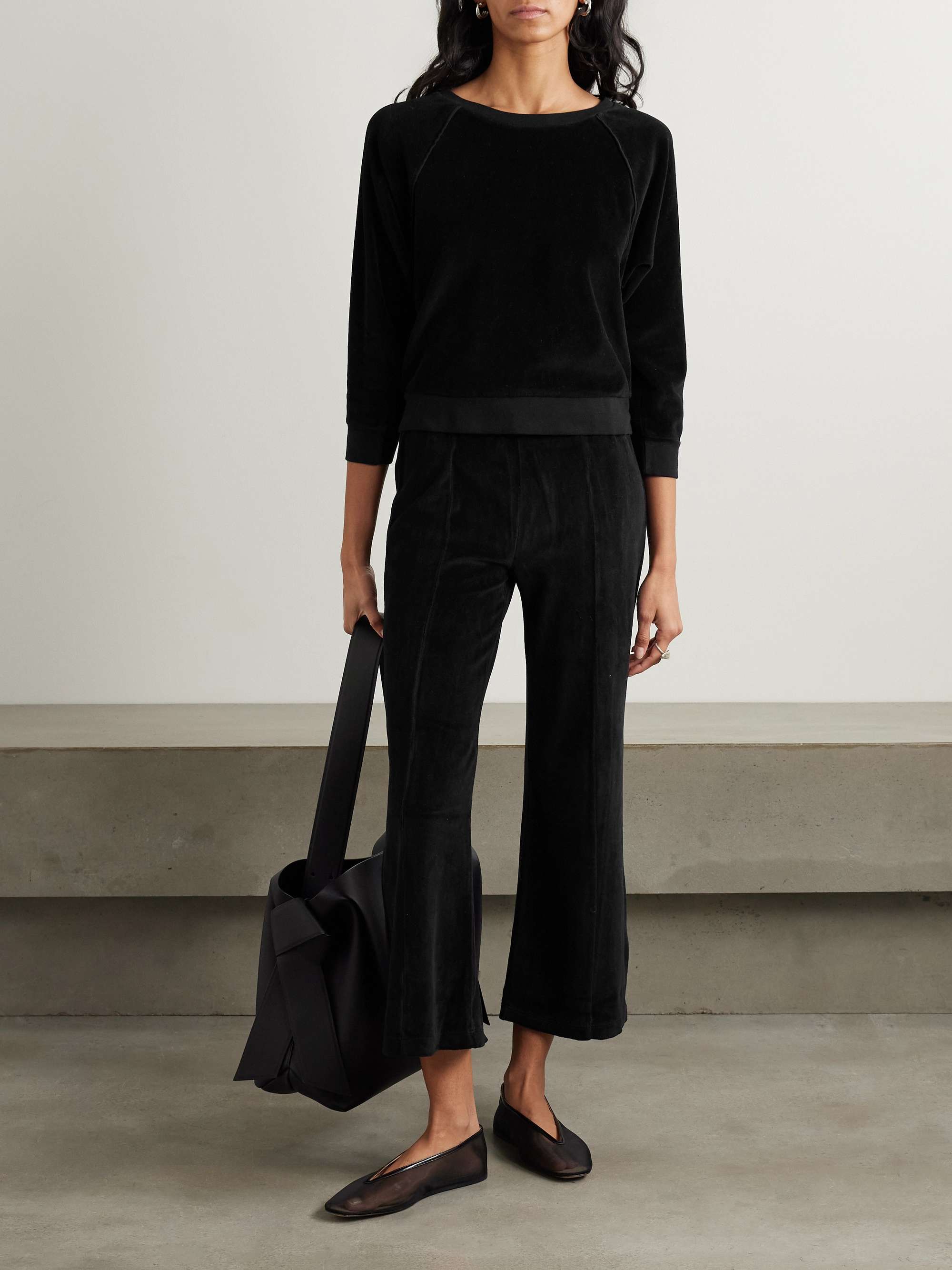 Saba cotton-blend velour sweatshirt view