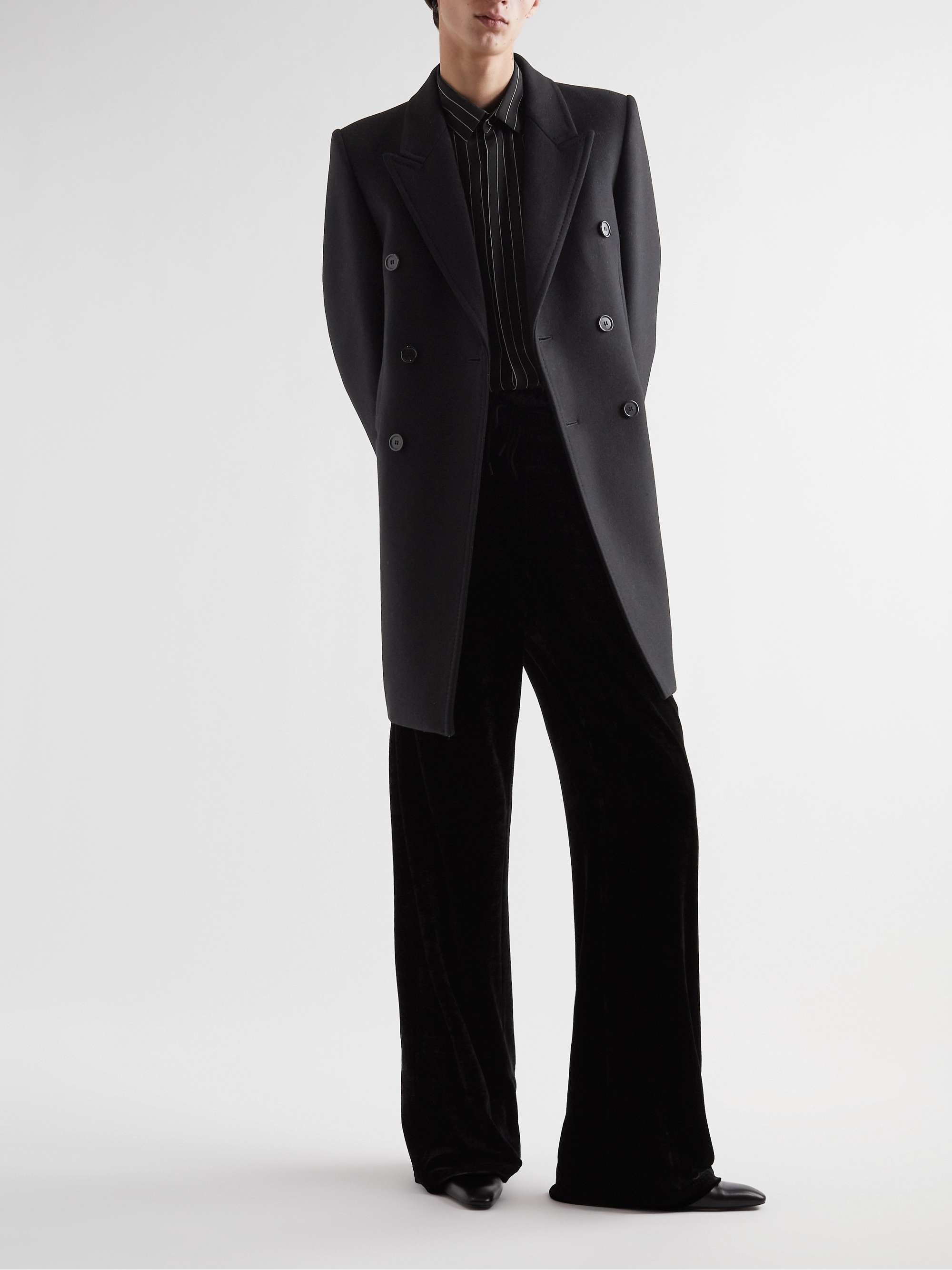 Double-Breasted Wool Overcoat view