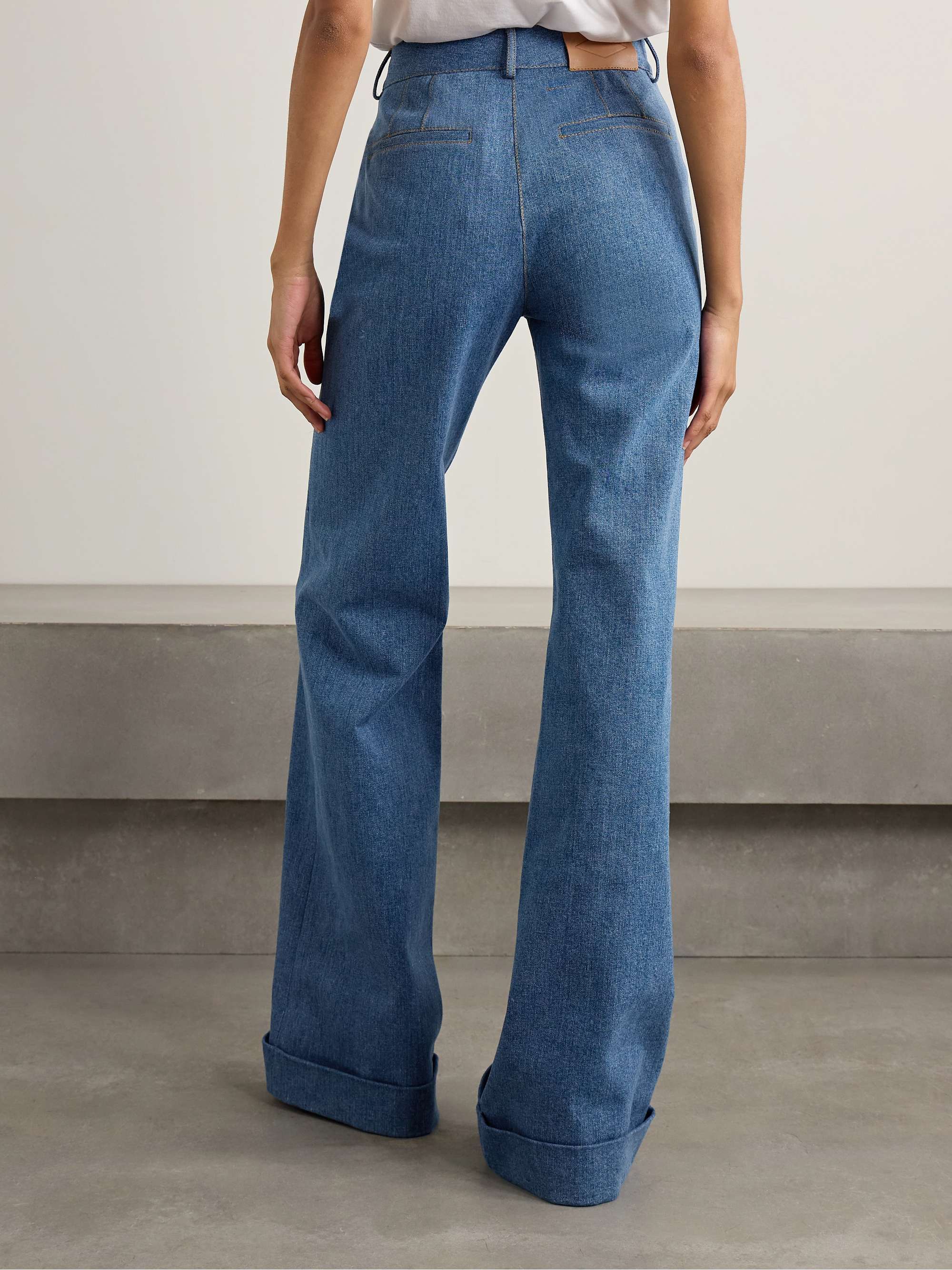 Deeda high-rise wide-leg jeans view