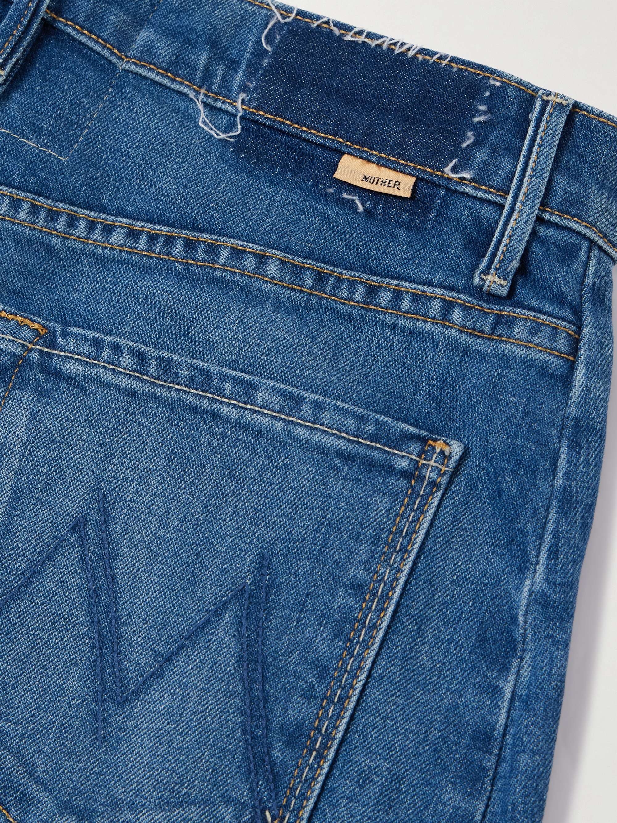 The Full-Pipe Flood high-rise barrel-leg jeans view