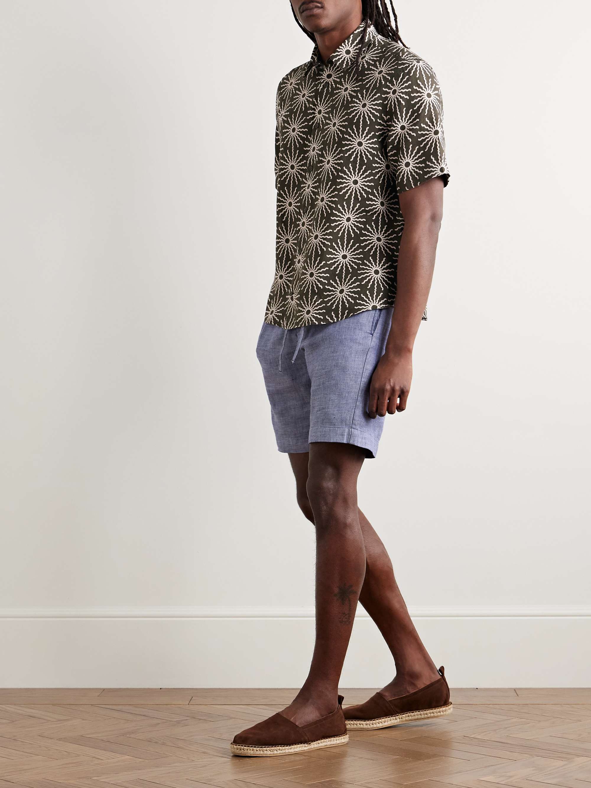 Castro Printed Linen Shirt view